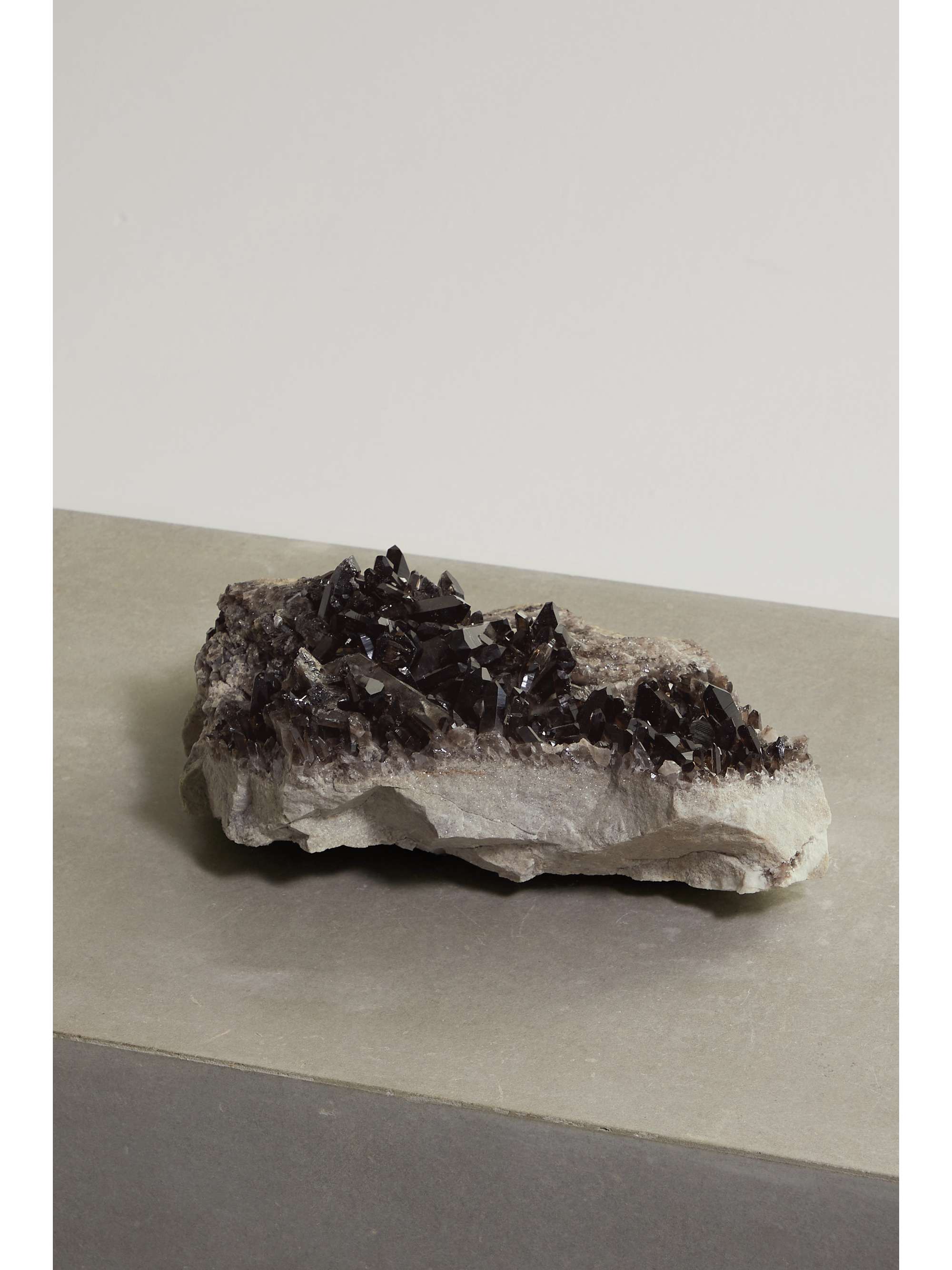 JIA JIA + NET SUSTAIN XL smoky quartz crystal cluster