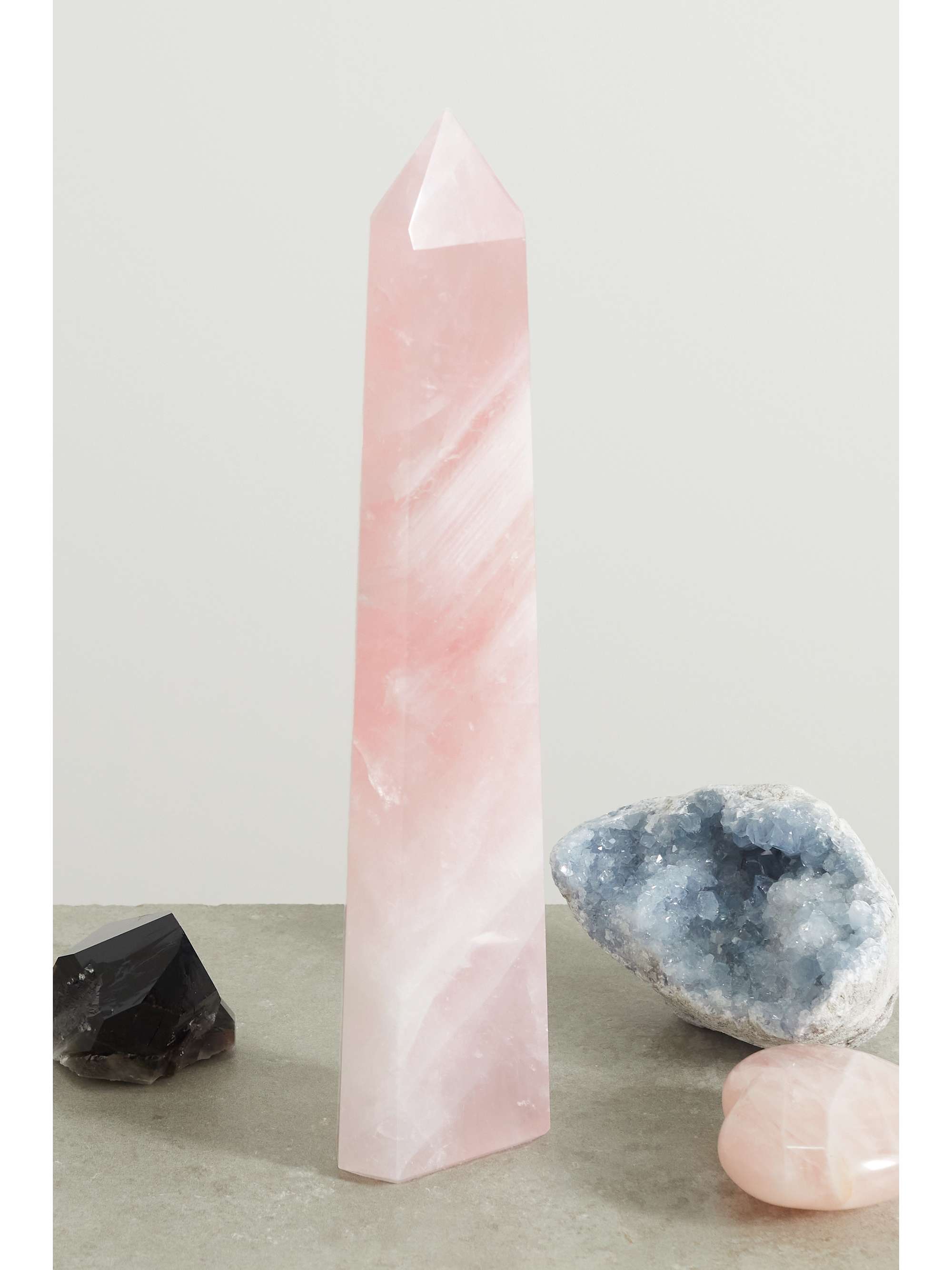 JIA JIA Rose quartz obelisk