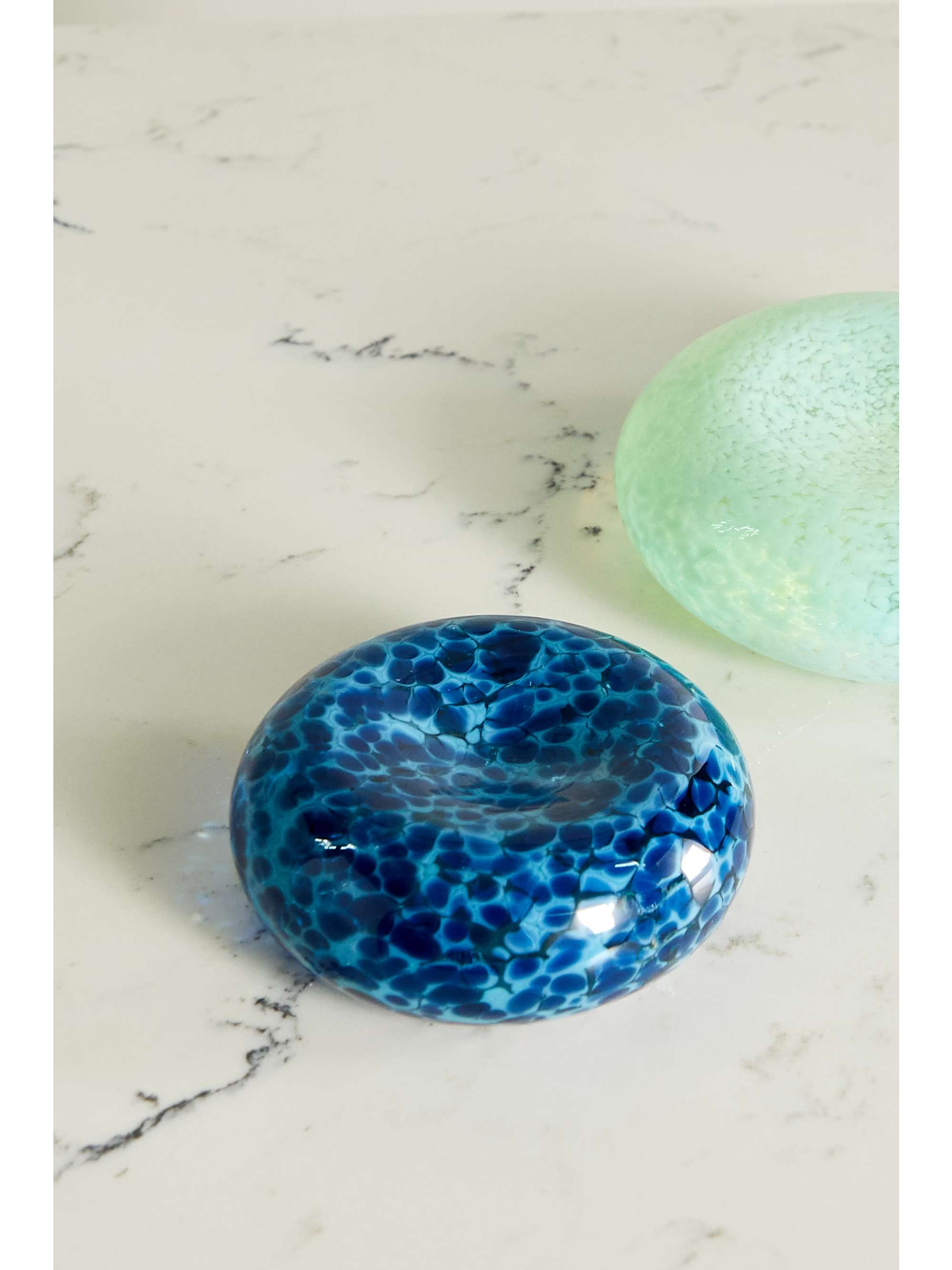 VANDEROHE CURIO + NET SUSTAIN Pebble Stack set of two glass dishes