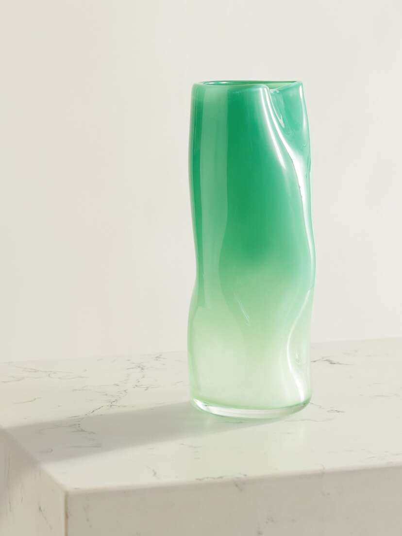VANDEROHE CURIO + Net Sustain Small Dégradé Glass Vase