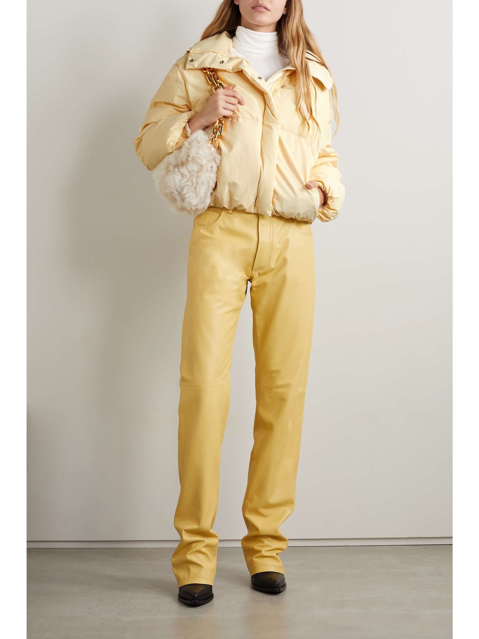MAGDA BUTRYM Cropped quilted shell down jacket