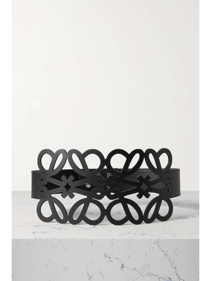 Loewe aser-cut eather Waist Belt