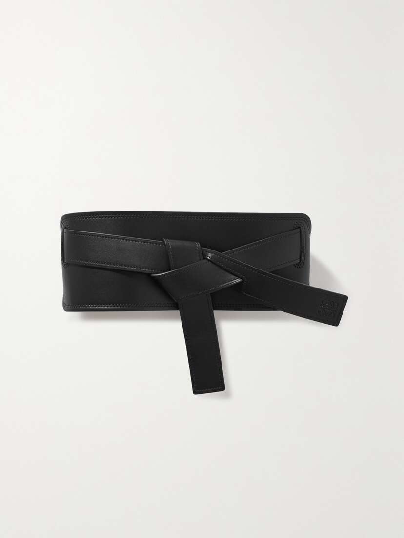Loewe Gate Knotted eather Waist Belt