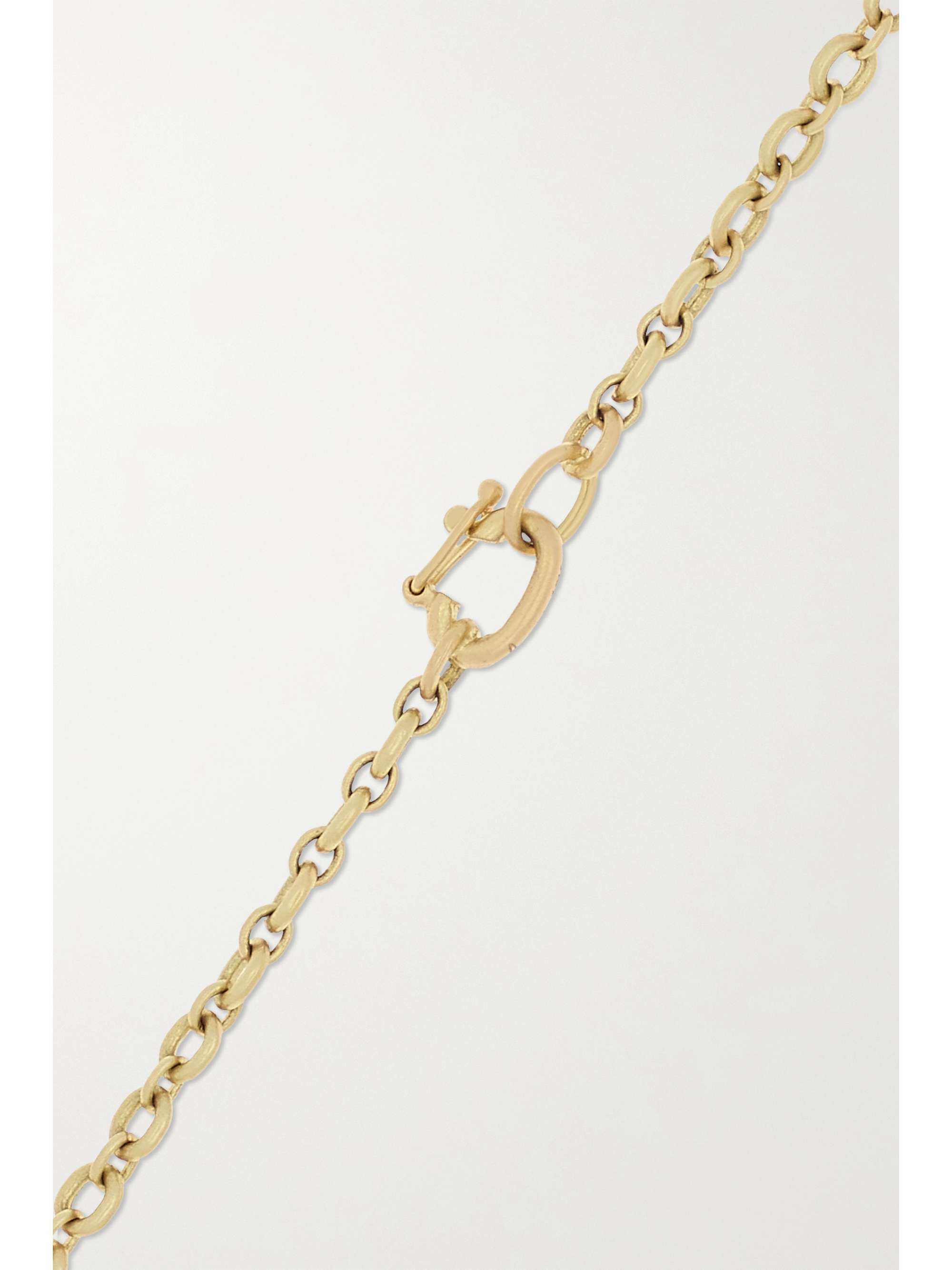 IRENE NEUWIRTH Love Kette aus 18 Karat Gold mit Smaragd