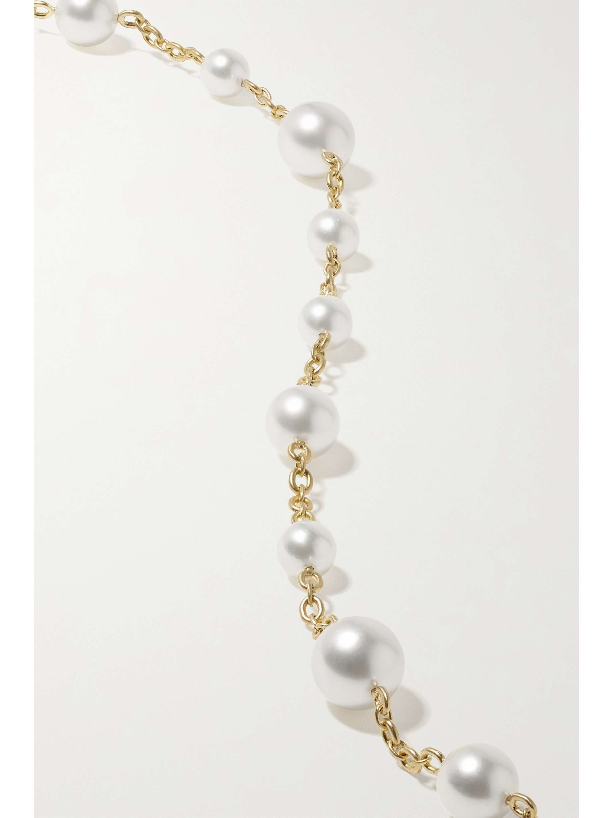 IRENE NEUWIRTH Gumball Kette aus 18 Karat Gold mit Perlen