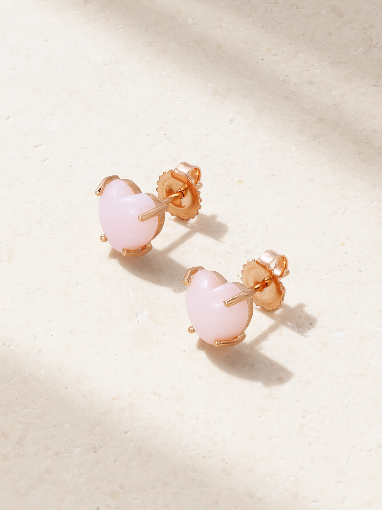 Irene Neuwirth - Love 18-karat Rose Gold Opal Earrings - One size