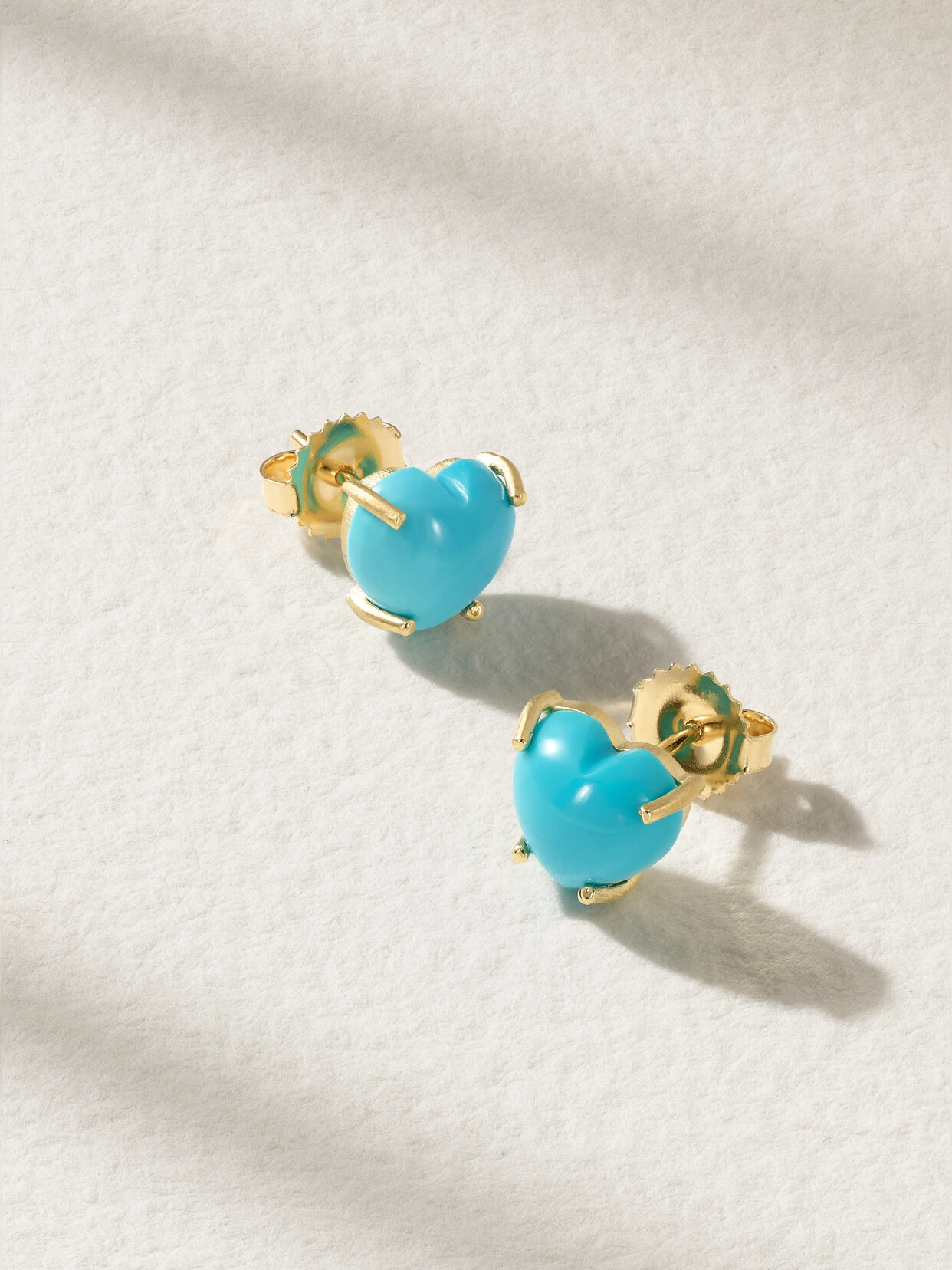 Irene Neuwirth Love 18-karat Gold Turquoise Earrings