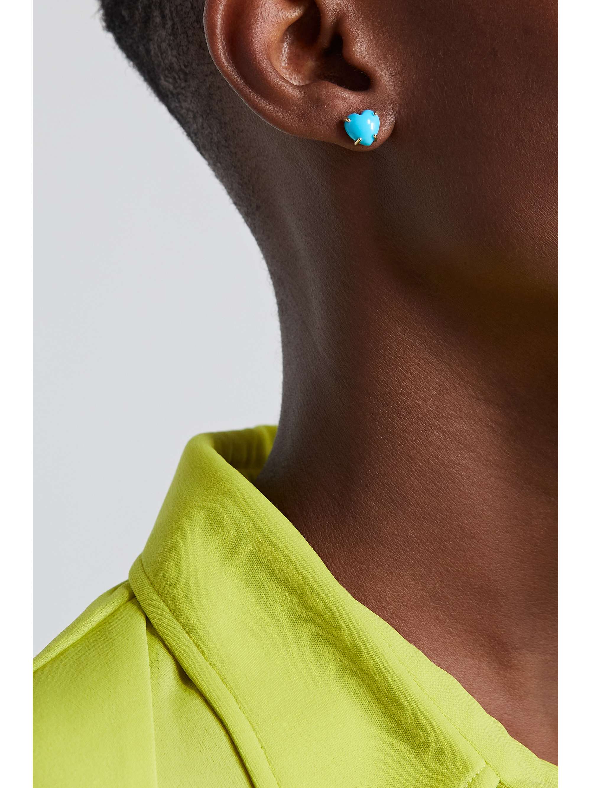 IRENE NEUWIRTH Love 18-karat gold moonstone earrings
