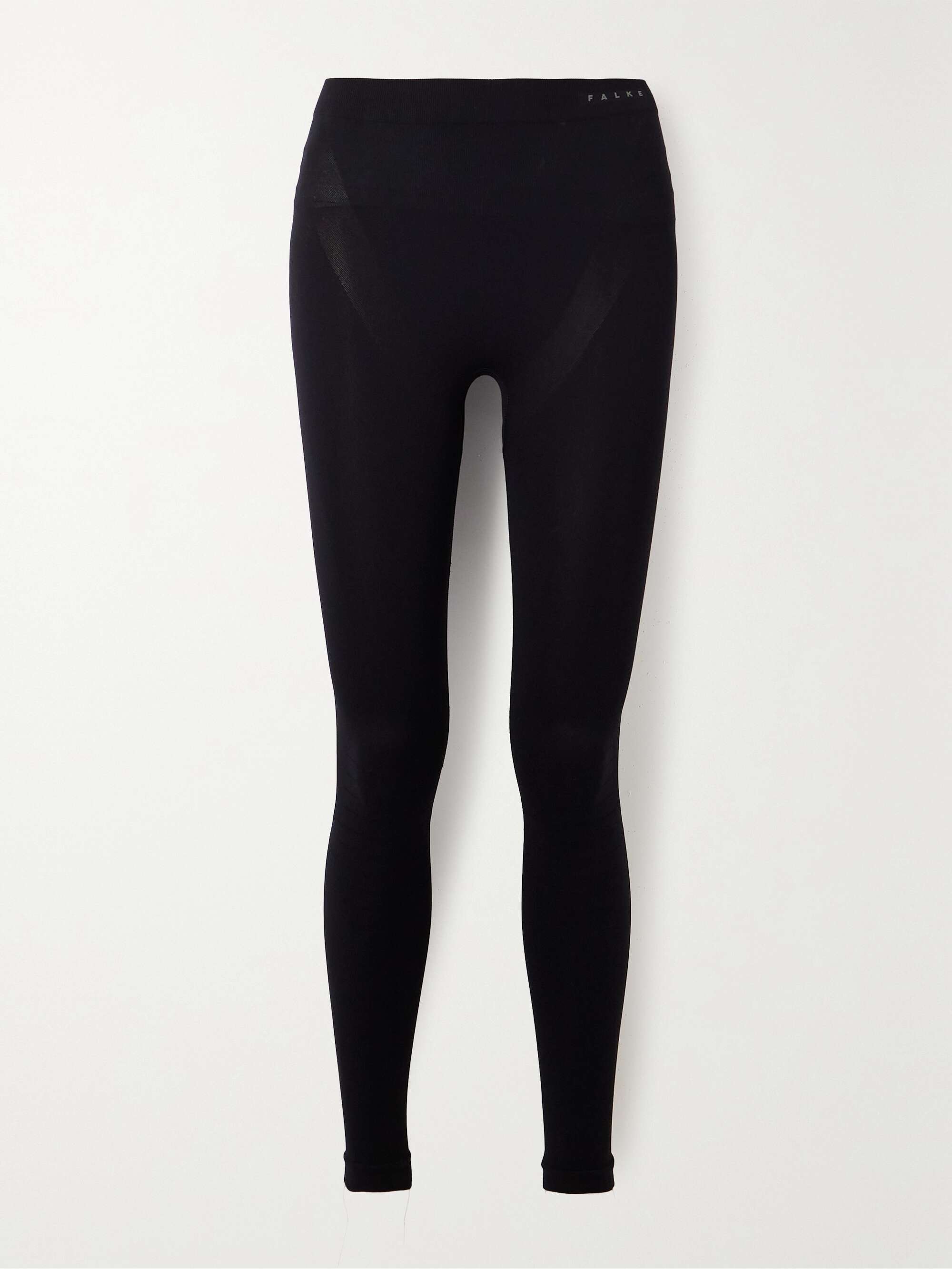 Sporty Logo Net Leggings - Black