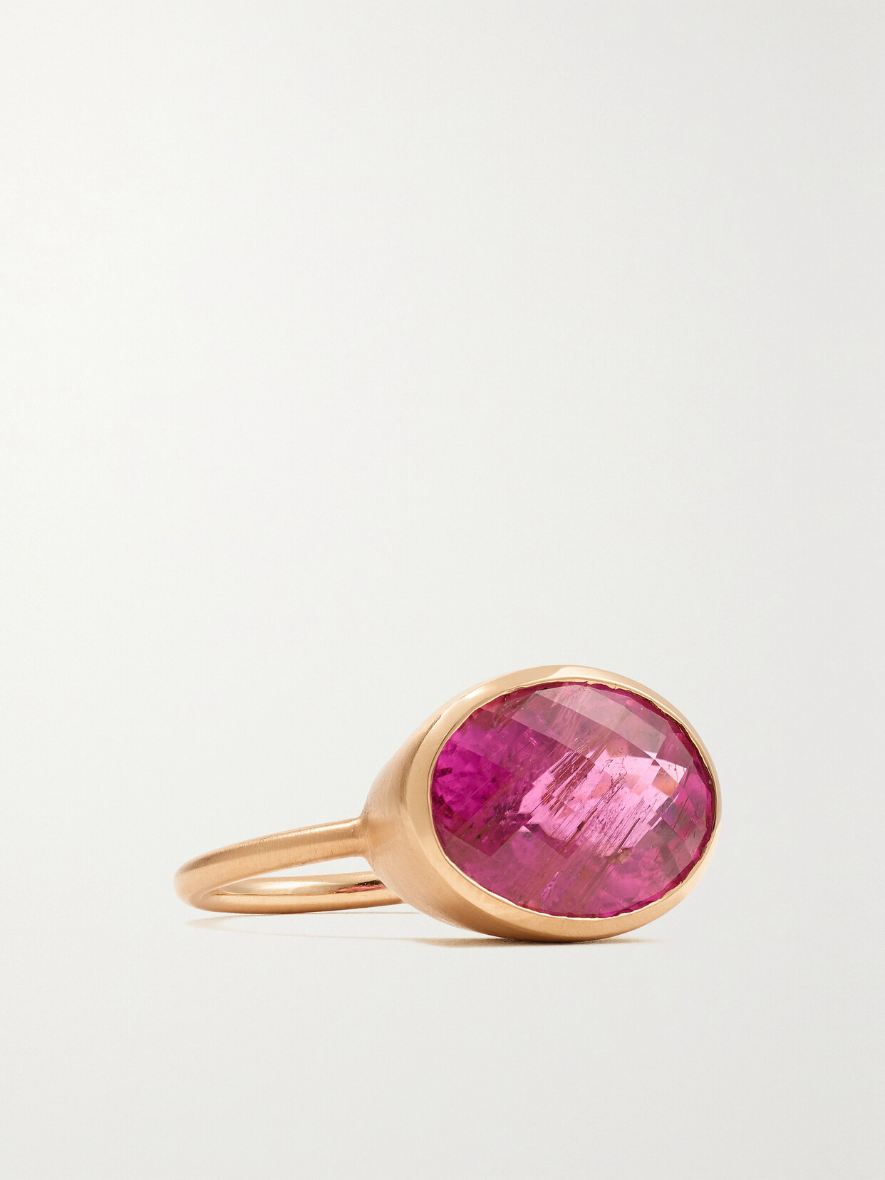 Irene Neuwirth Gemmy Gem 18-karat Rose Gold Rubellite Ring - 7