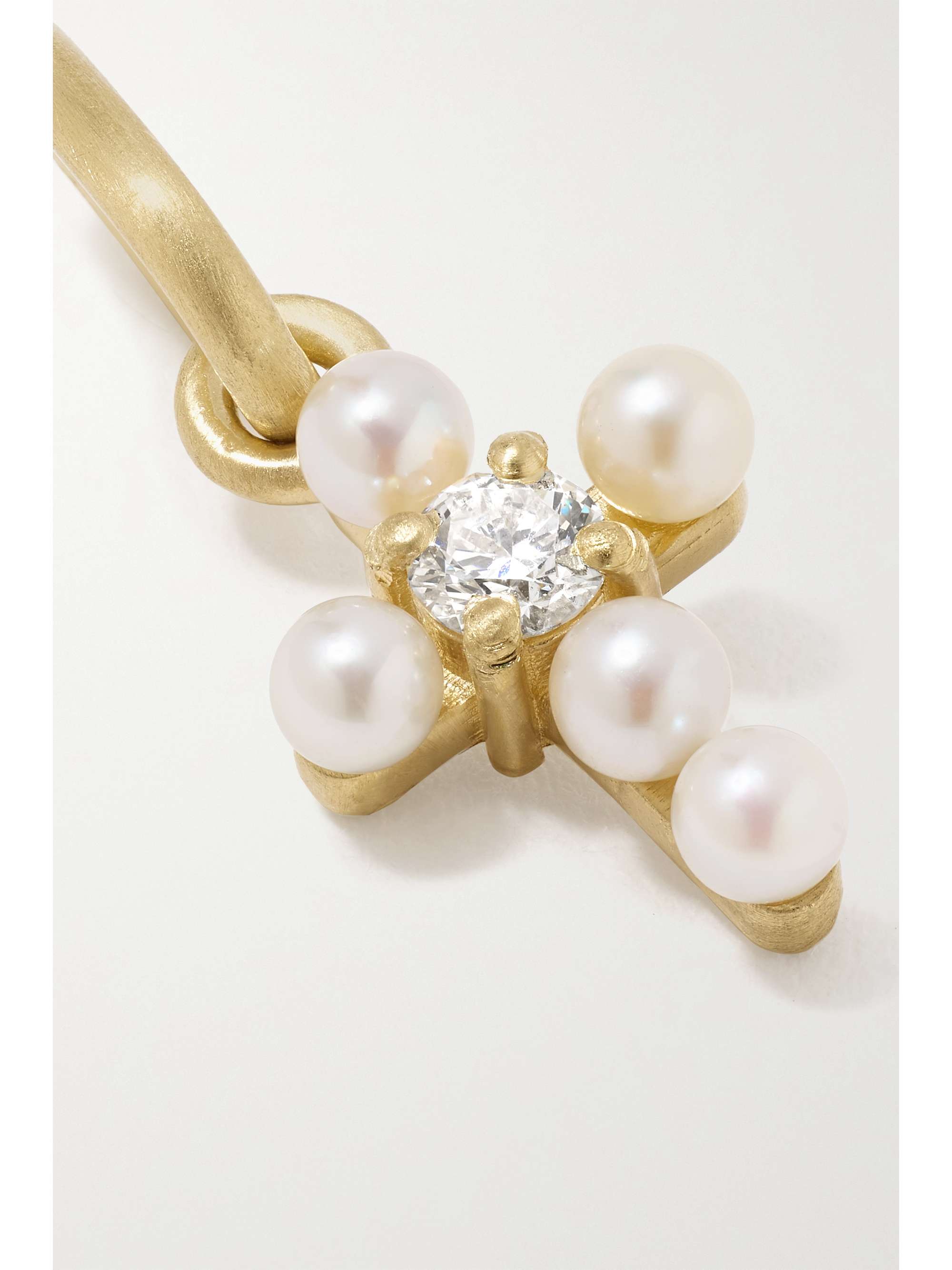 IRENE NEUWIRTH Gumball Anhänger aus 18 Karat Gold mit Perlen und Diamant