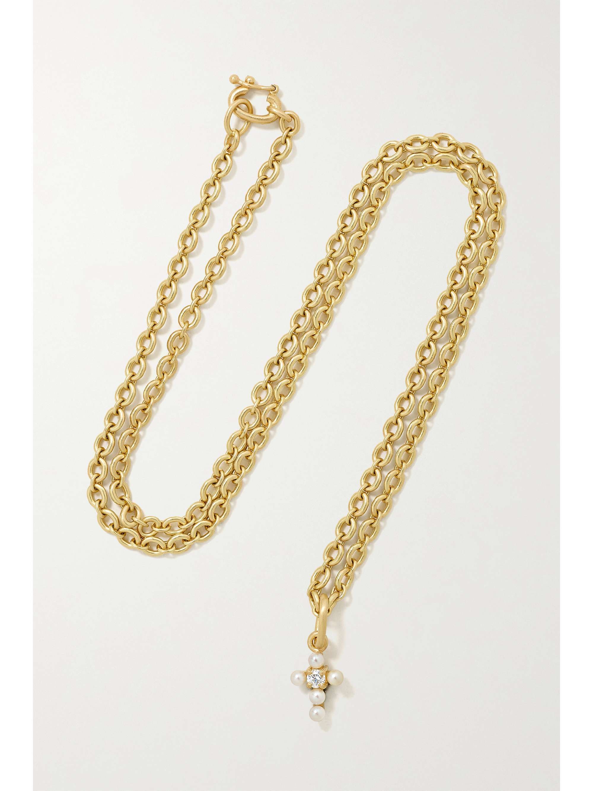 IRENE NEUWIRTH Gumball Anhänger aus 18 Karat Gold mit Perlen und Diamant