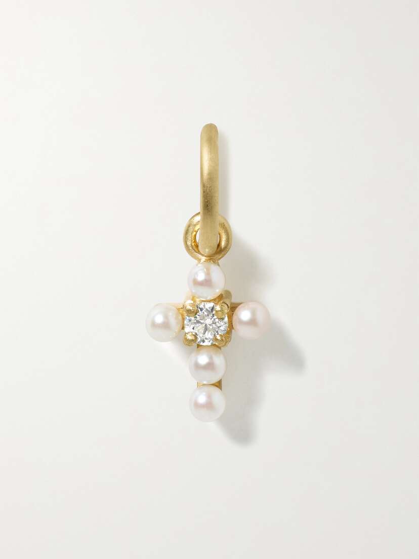 Irene Neuwirth Gumball 18-karat Gold, Pearl And Diamond Pendant