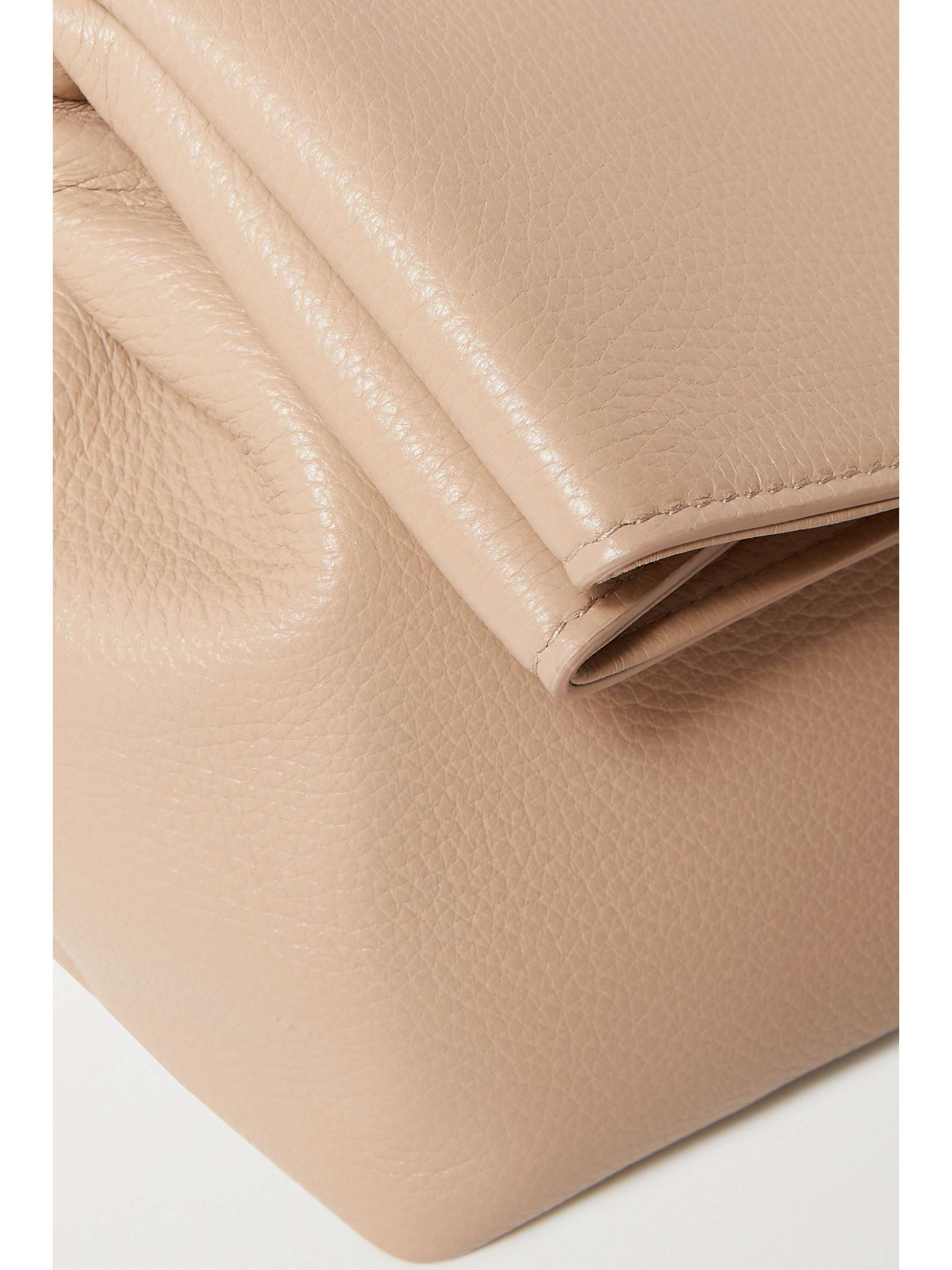 GABRIELA HEARST Phoebe A textured-leather clutch