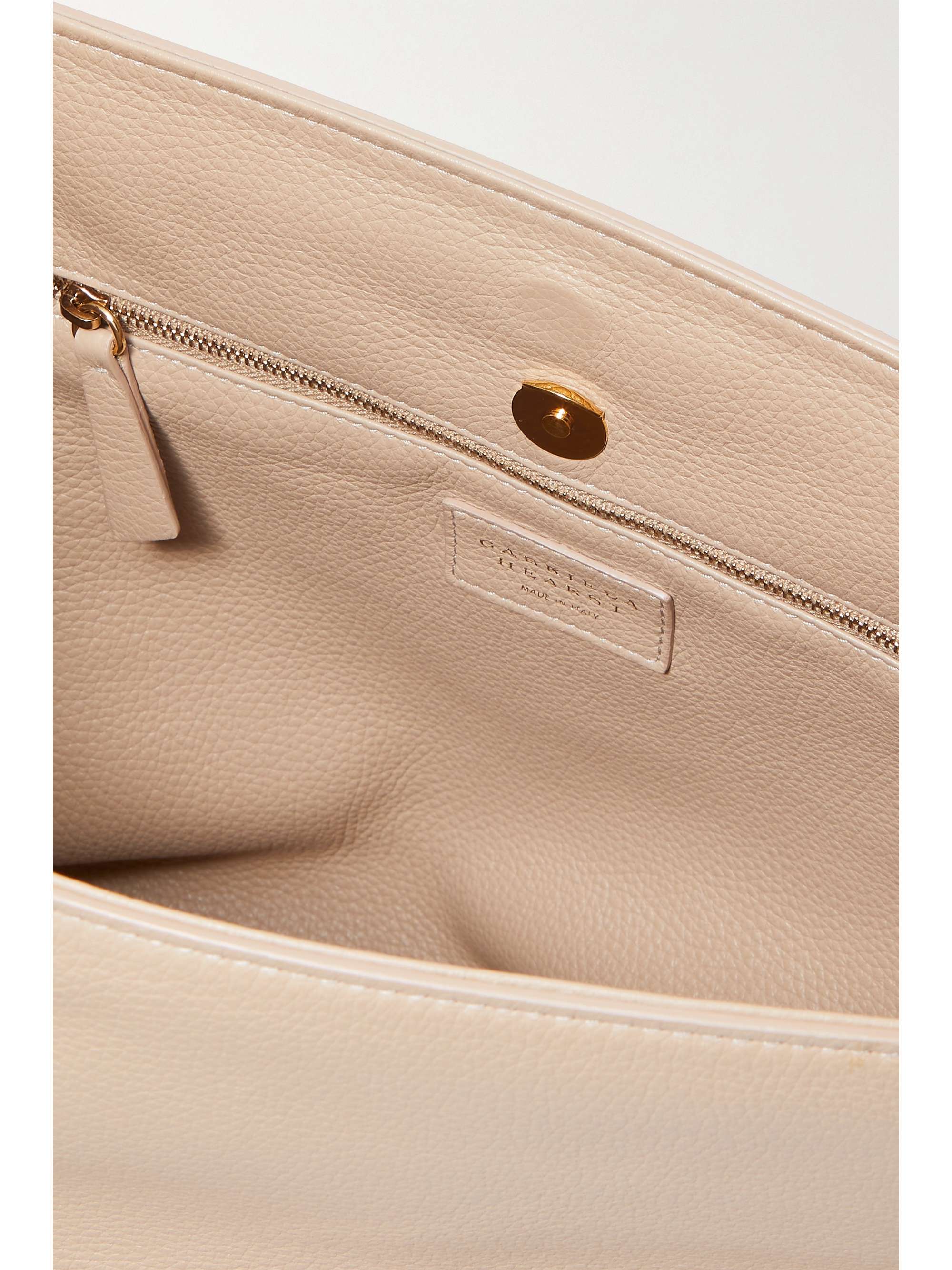GABRIELA HEARST Phoebe A textured-leather clutch
