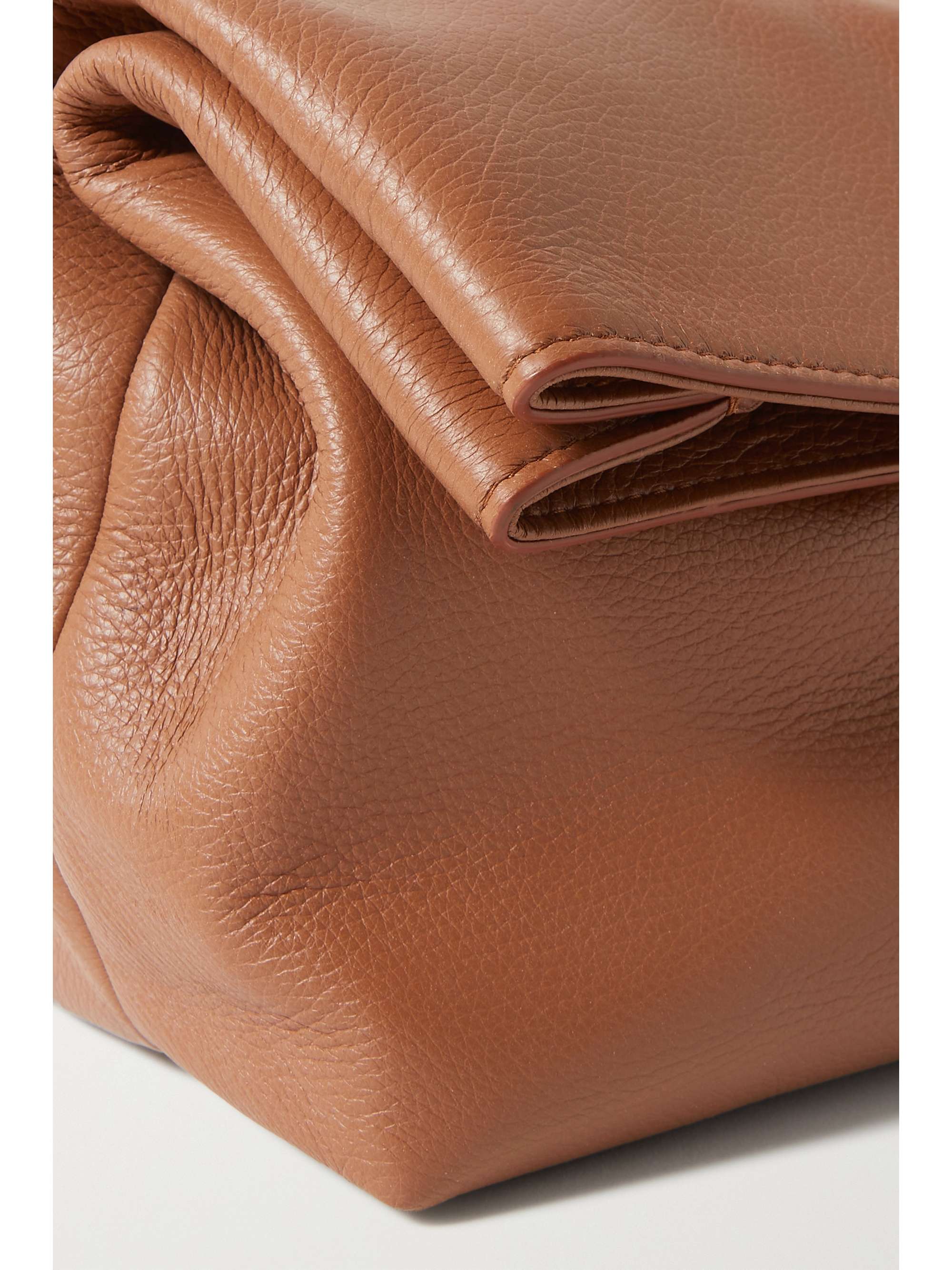 GABRIELA HEARST Phoebe A textured-leather clutch