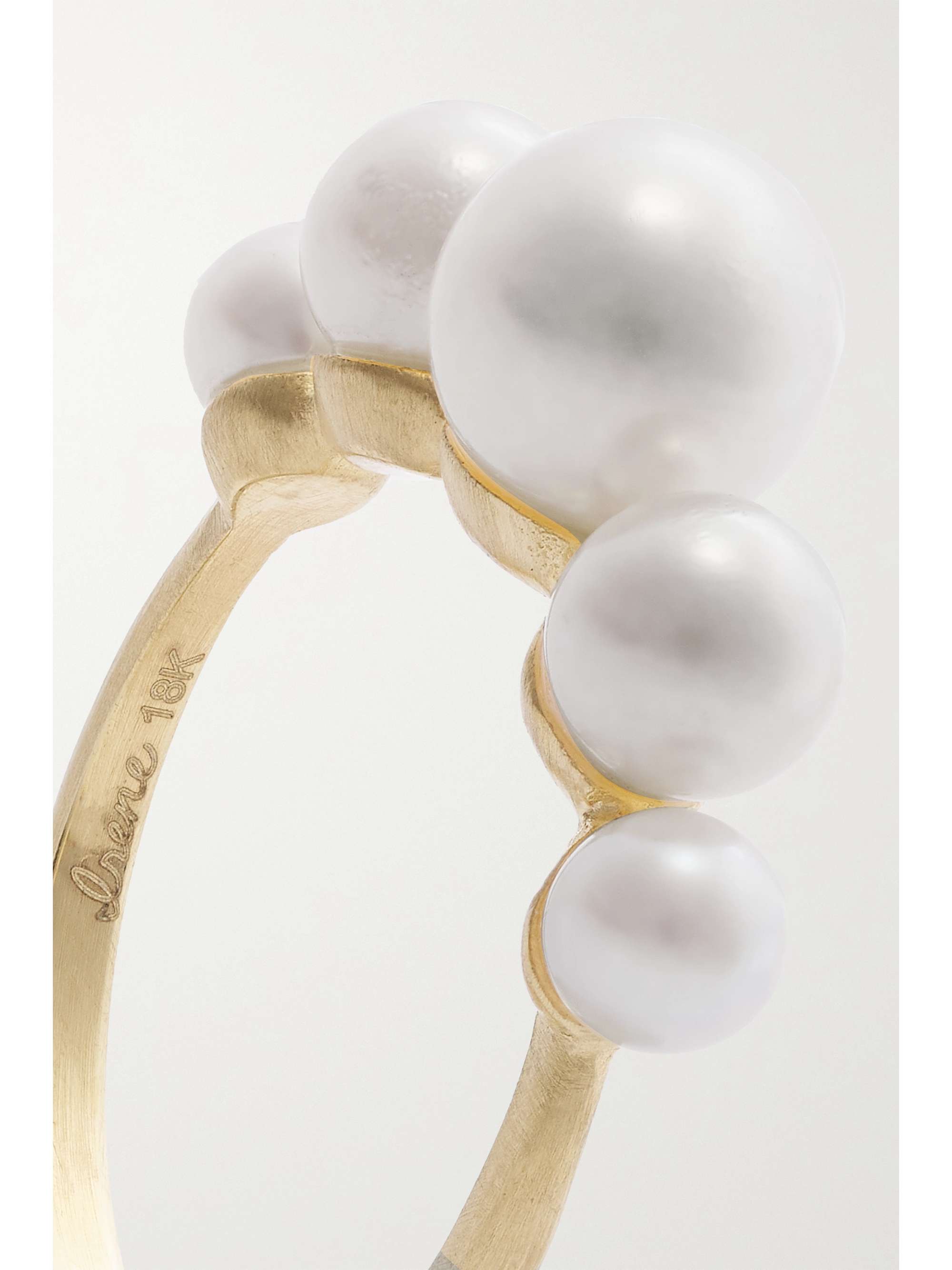 IRENE NEUWIRTH 18-karat gold pearl ring