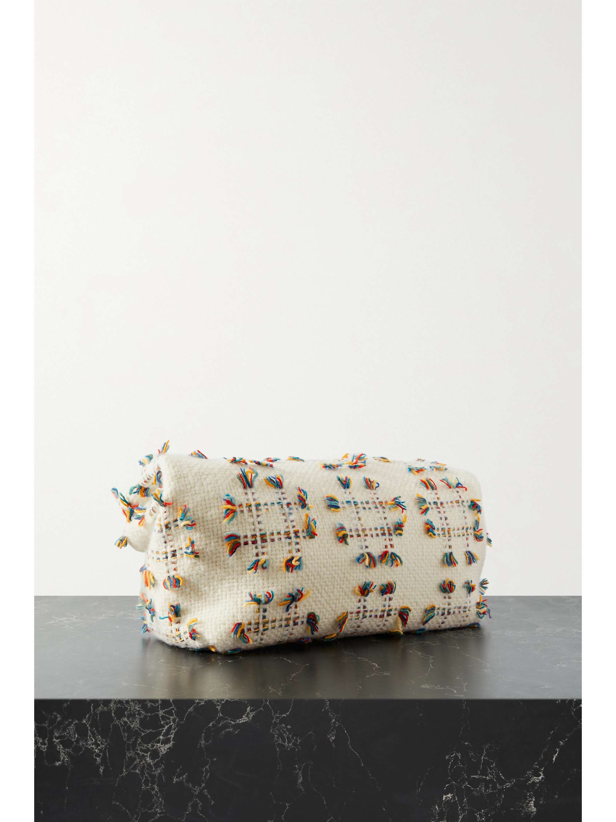 GABRIELA HEARST Phoebe A checked cashmere clutch