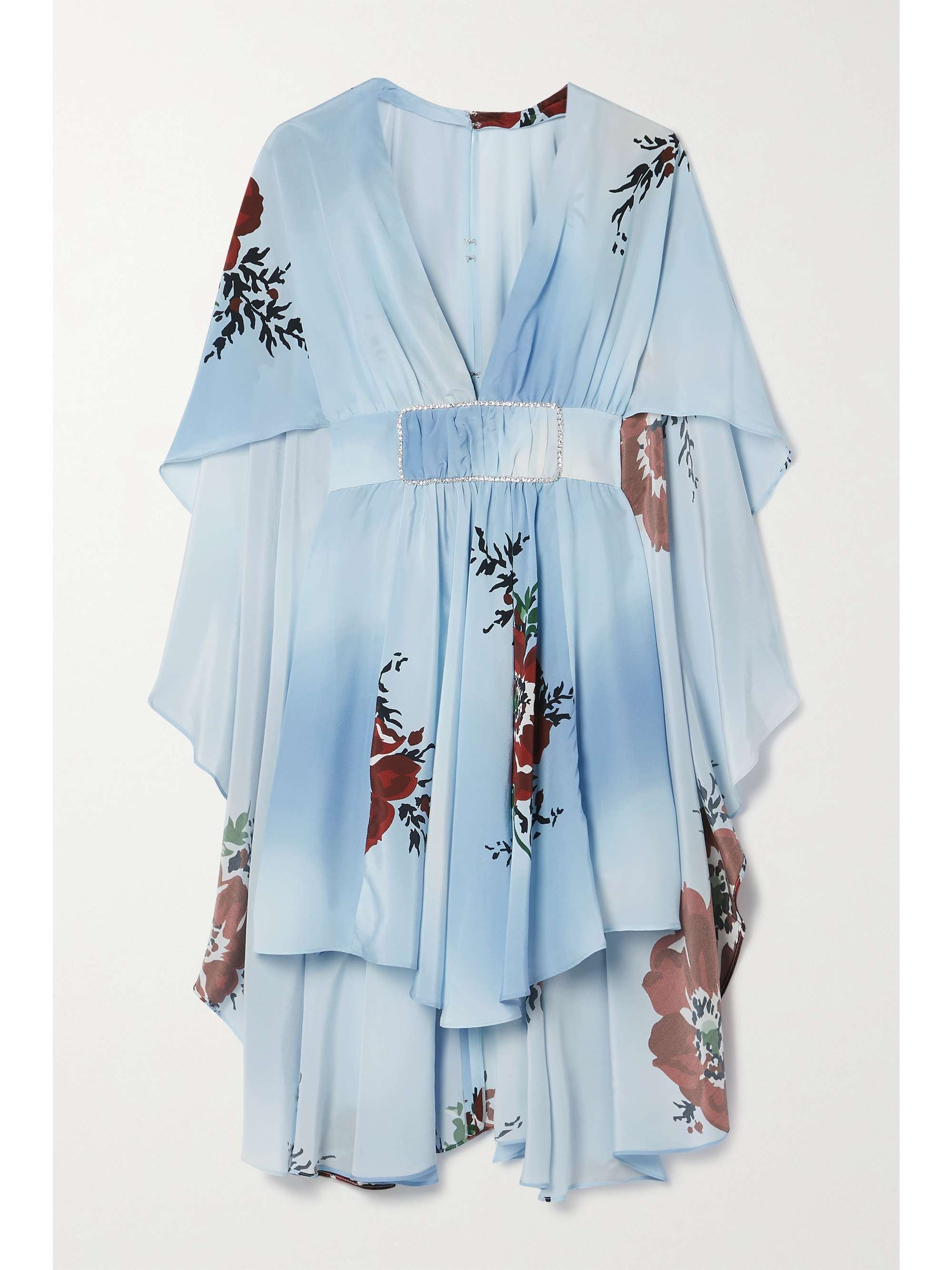 crystal-embellished floral-print 