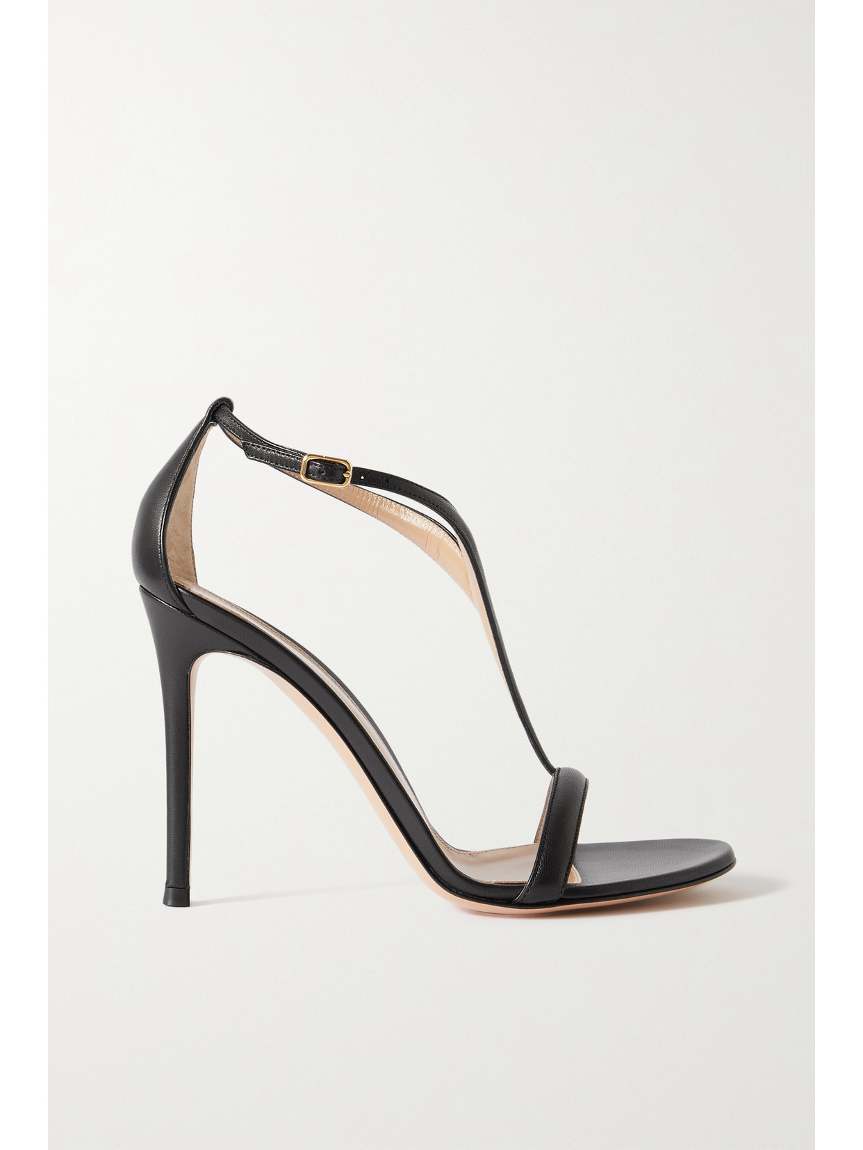 Gianvito Rossi Eiko 105 Leather Sandals In Black