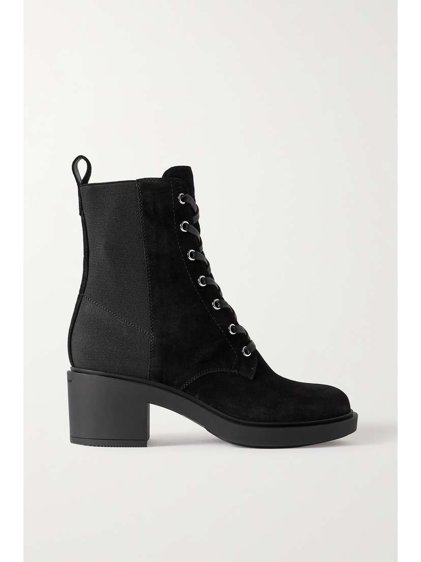 Gianvito Rossi 45 Suede Ankle Boots