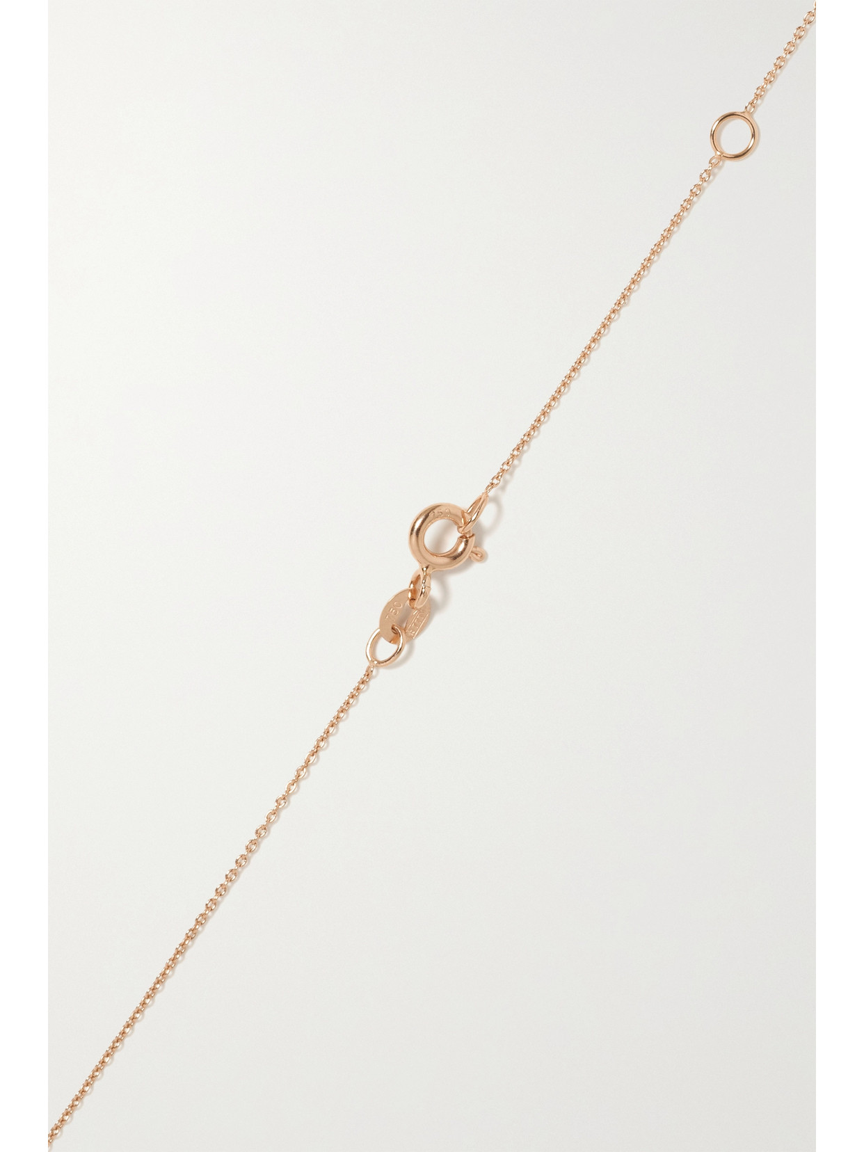 Shop Diane Kordas Epic 18-karat Rose Gold, Sapphire And Diamond Necklace