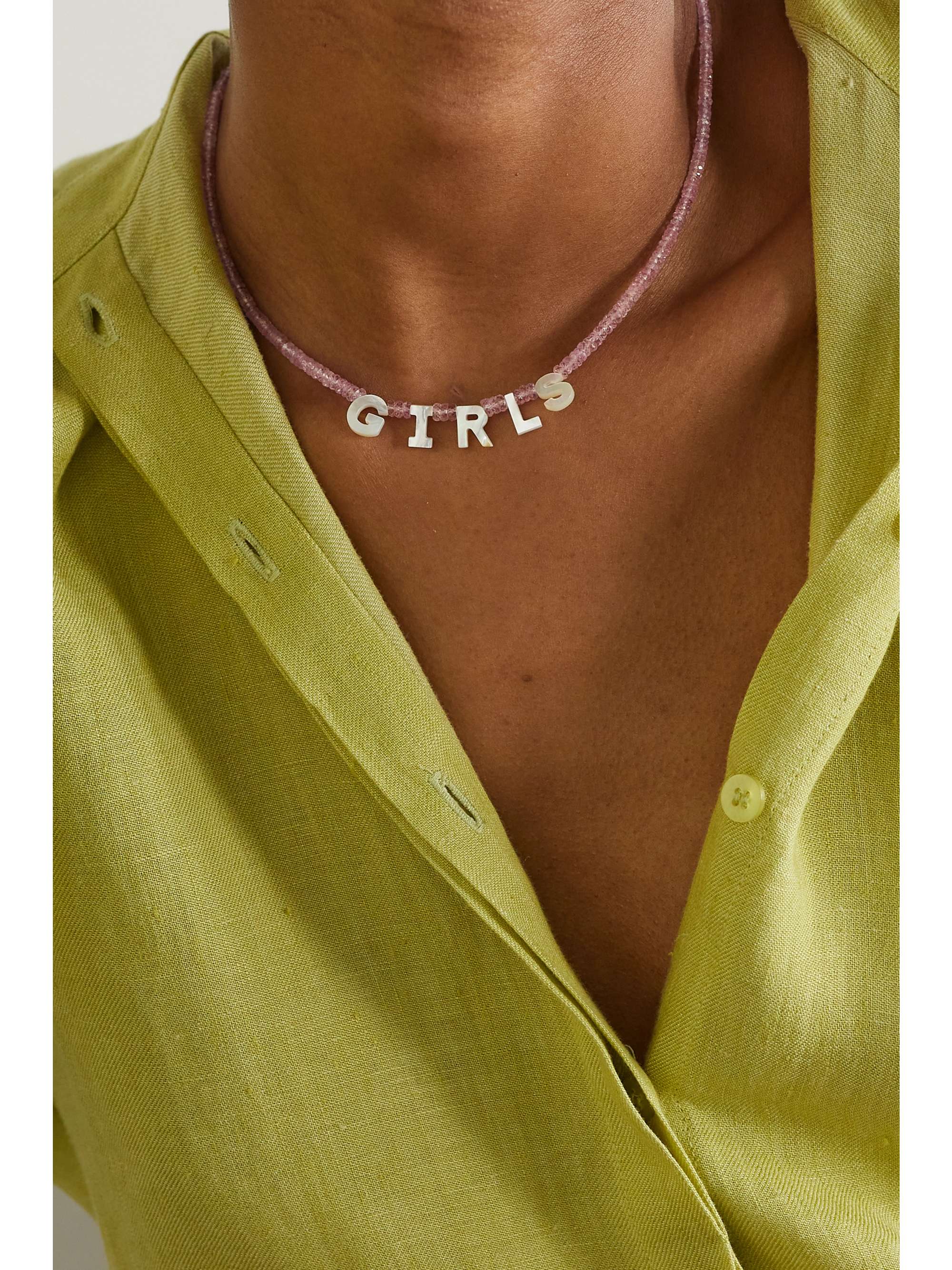 Pink Girls 14-karat gold, sapphire and 