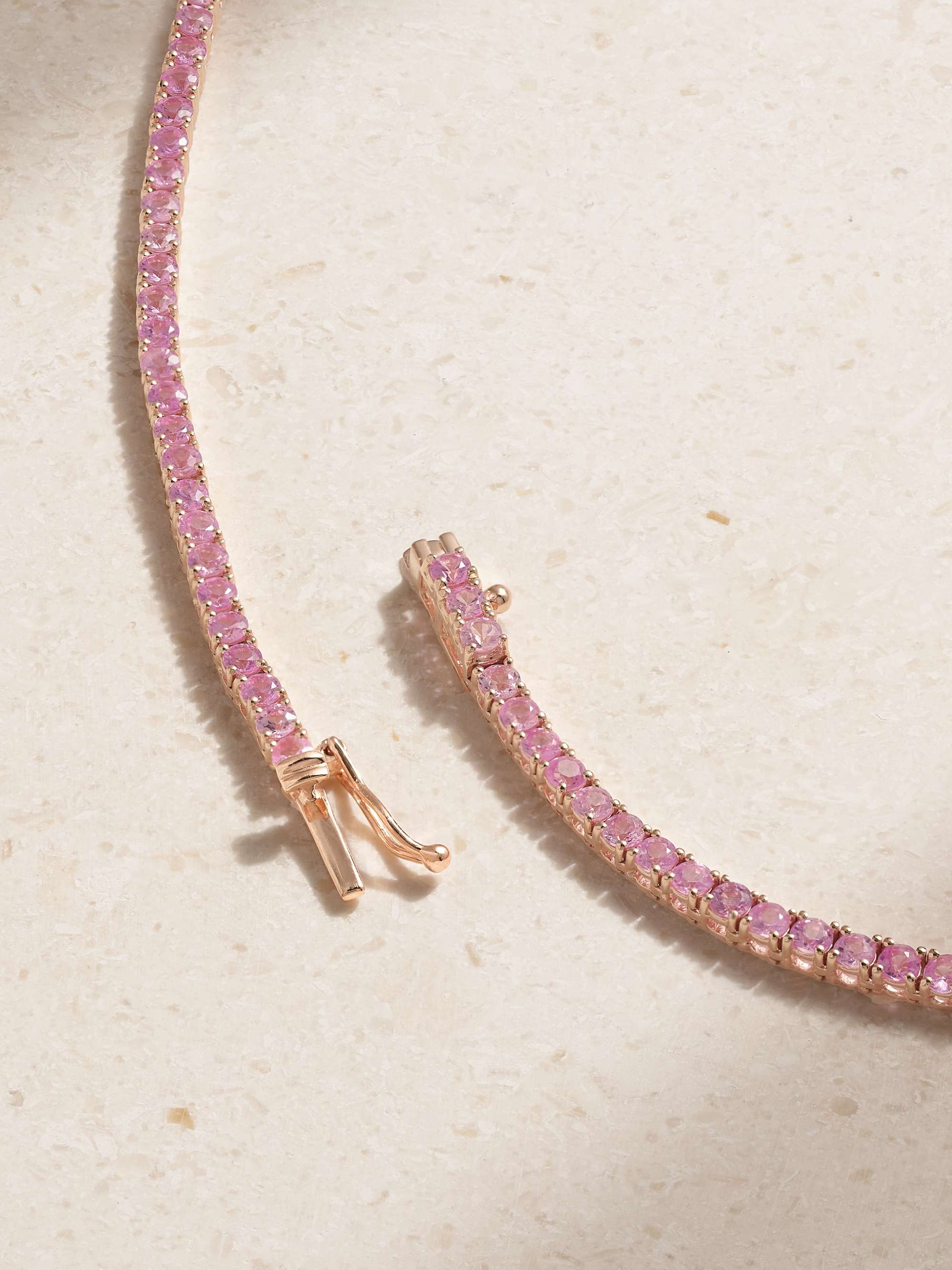 ROXANNE FIRST 14-karat gold sapphire necklace