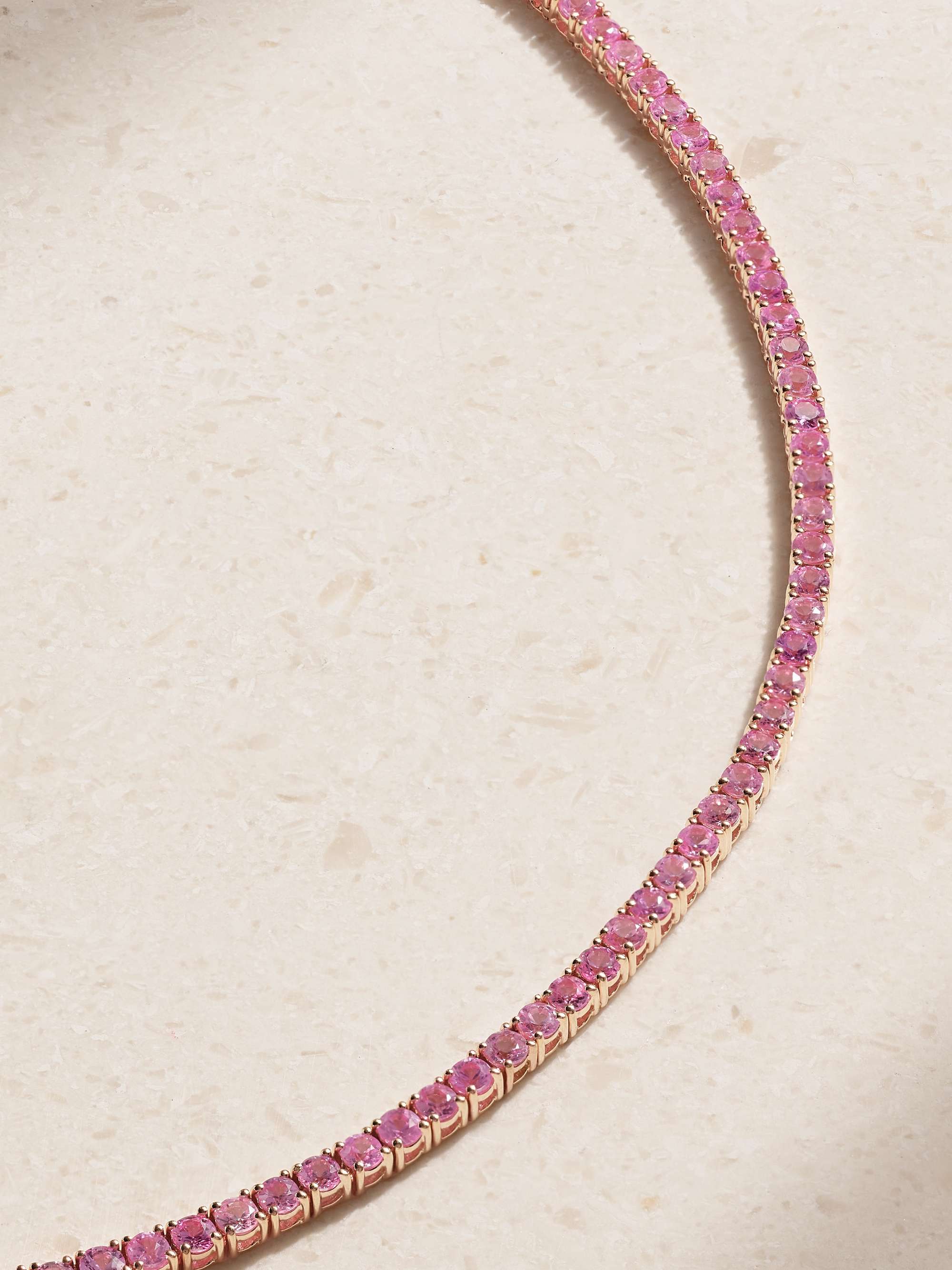ROXANNE FIRST 14-karat gold sapphire necklace