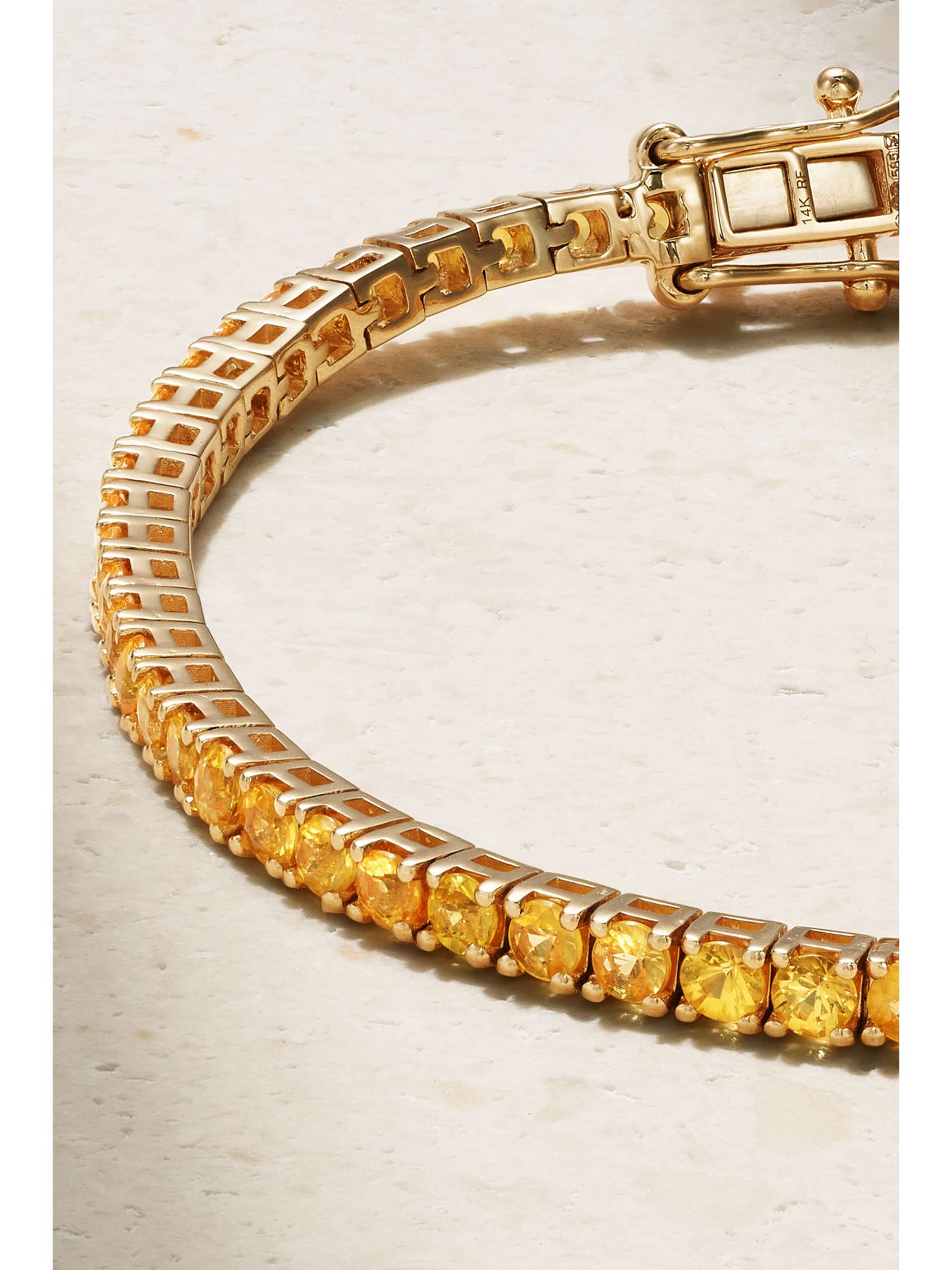 ROXANNE FIRST 14-karat gold tsavorite bracelet