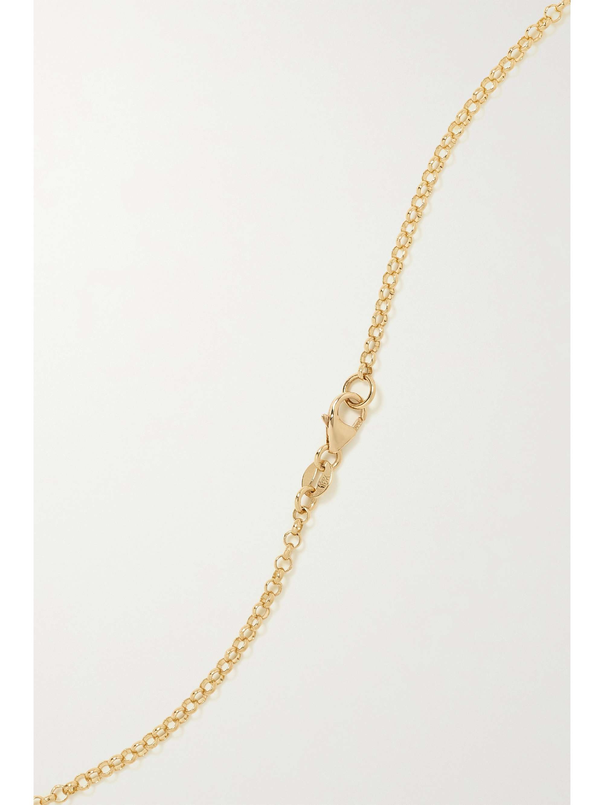 FOUNDRAE True Love 18-karat gold diamond necklace