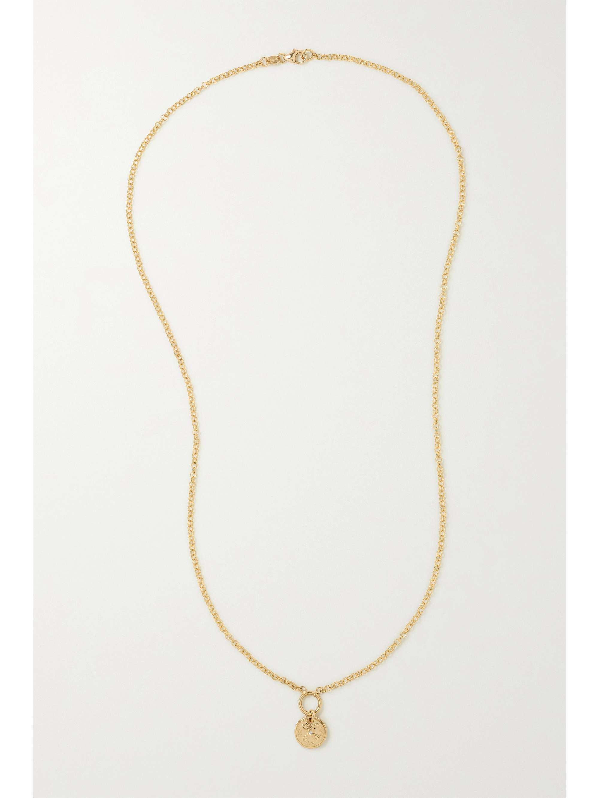 FOUNDRAE True Love 18-karat gold diamond necklace