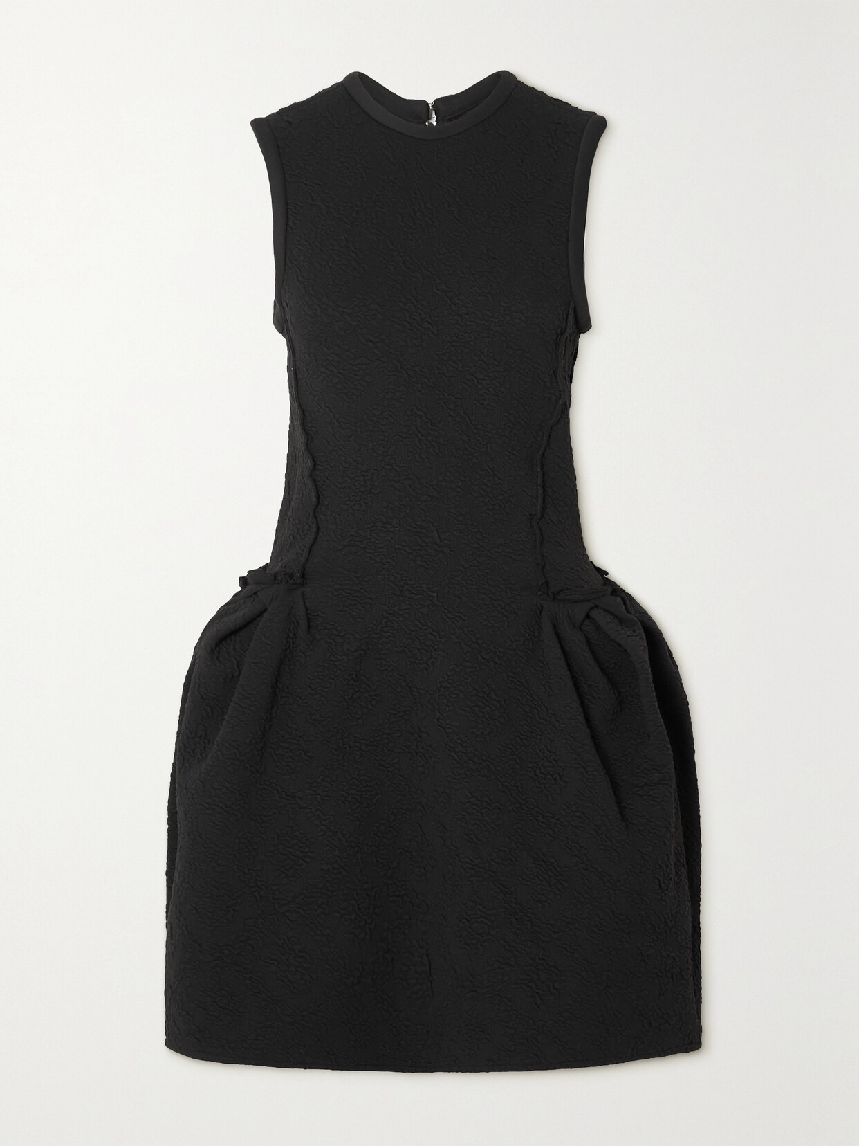 AZ Factory Supertech-superchic Stretch-cloqué Mini Dress - Black