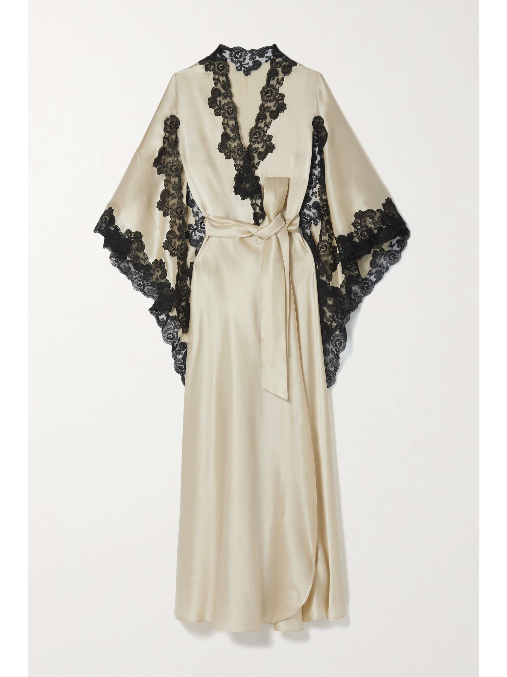 black lace robes