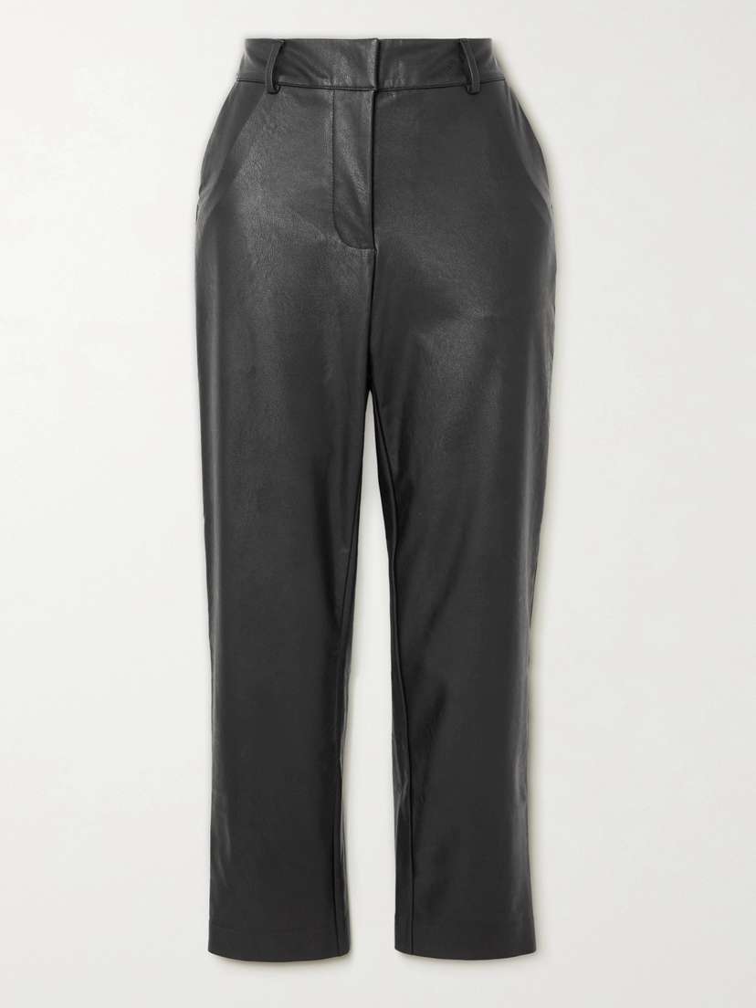 Commando Cropped Faux Leather Straight-leg Pants