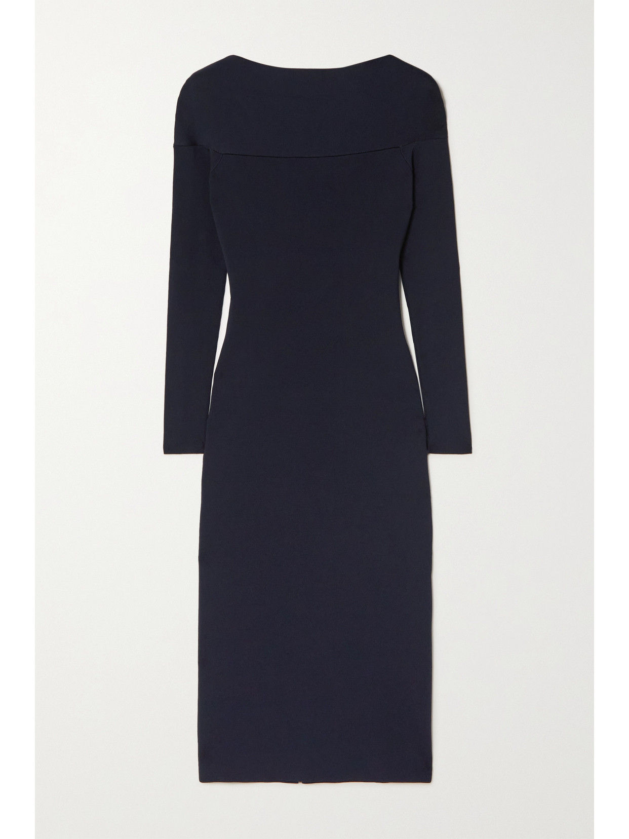 Victoria Beckham Stretch-knit Dress - Blue