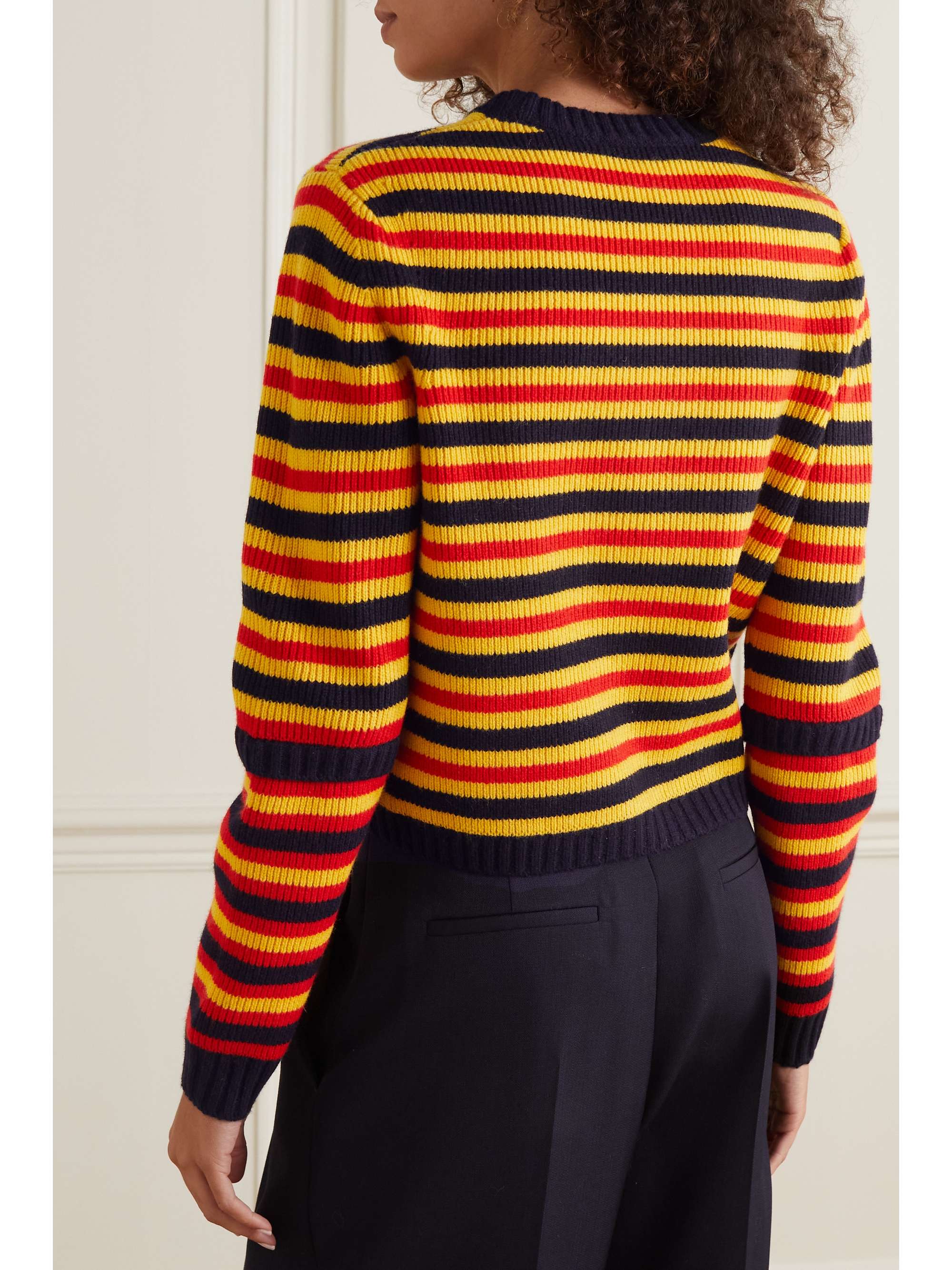 VICTORIA BECKHAM Striped wool sweater
