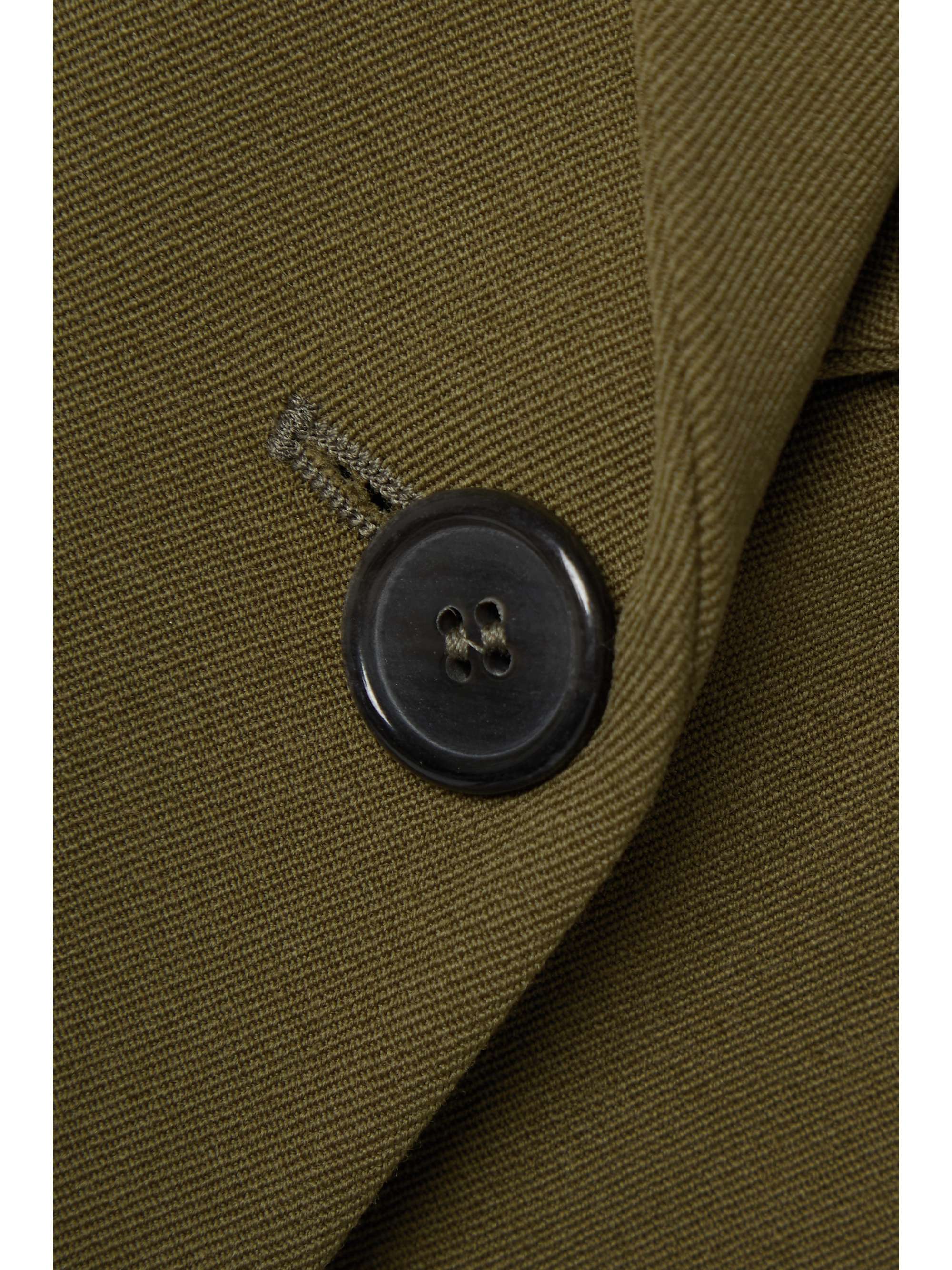 MICHAEL KORS COLLECTION Ruched wool-twill blazer