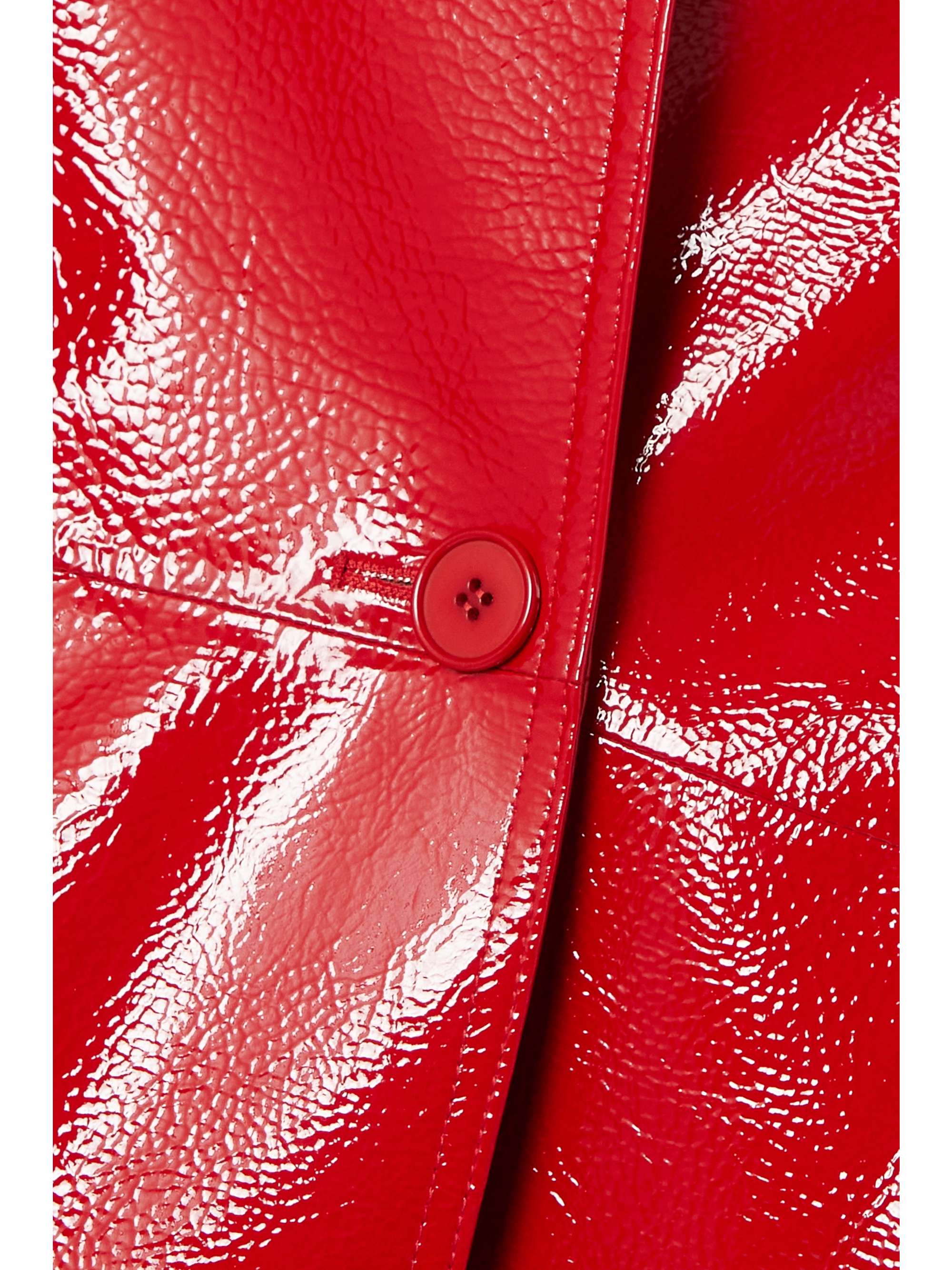 MICHAEL KORS COLLECTION Patent-leather coat