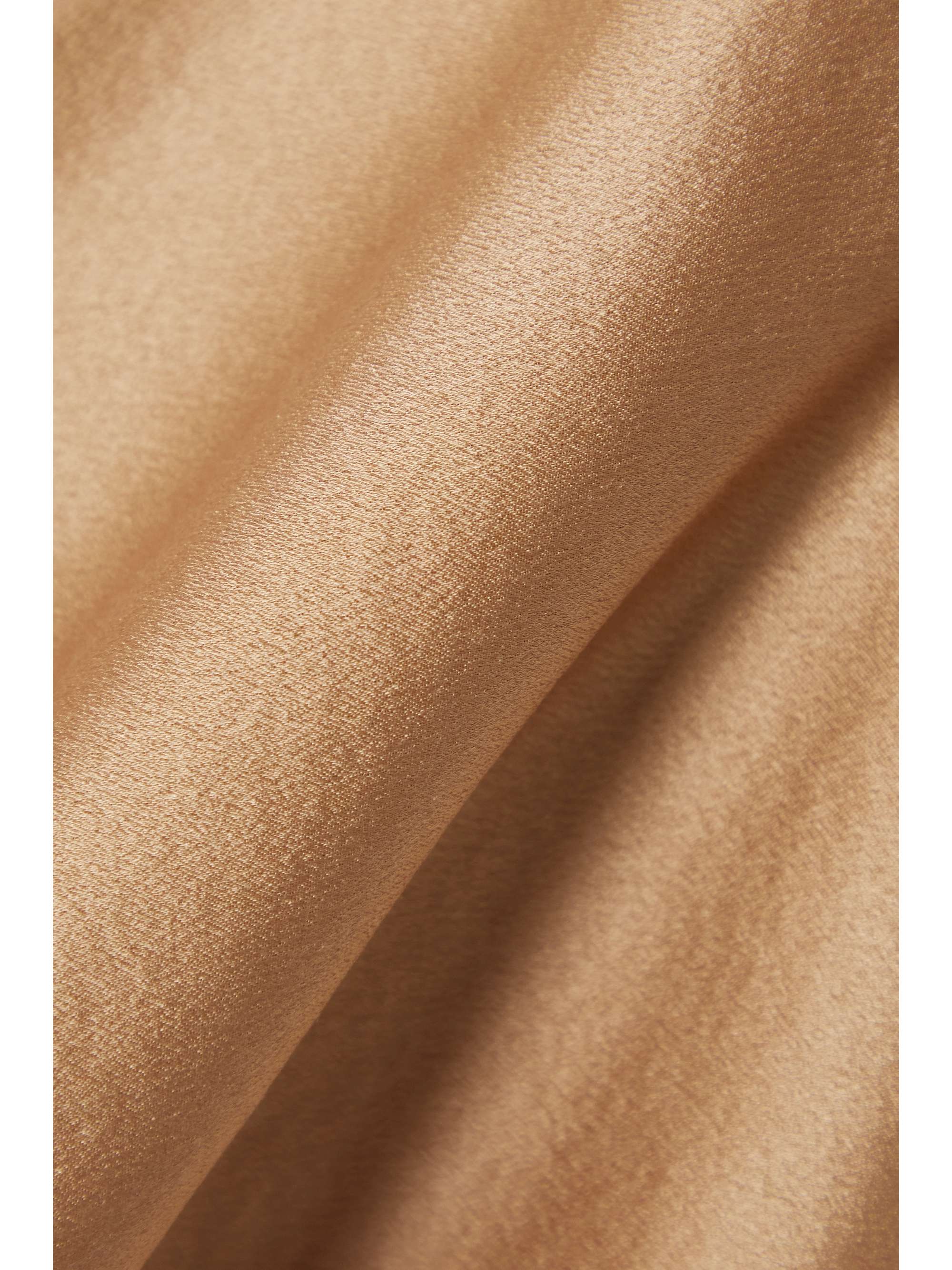 ROKSANDA Piera cape-effect silk crepe de chine and satin blouse