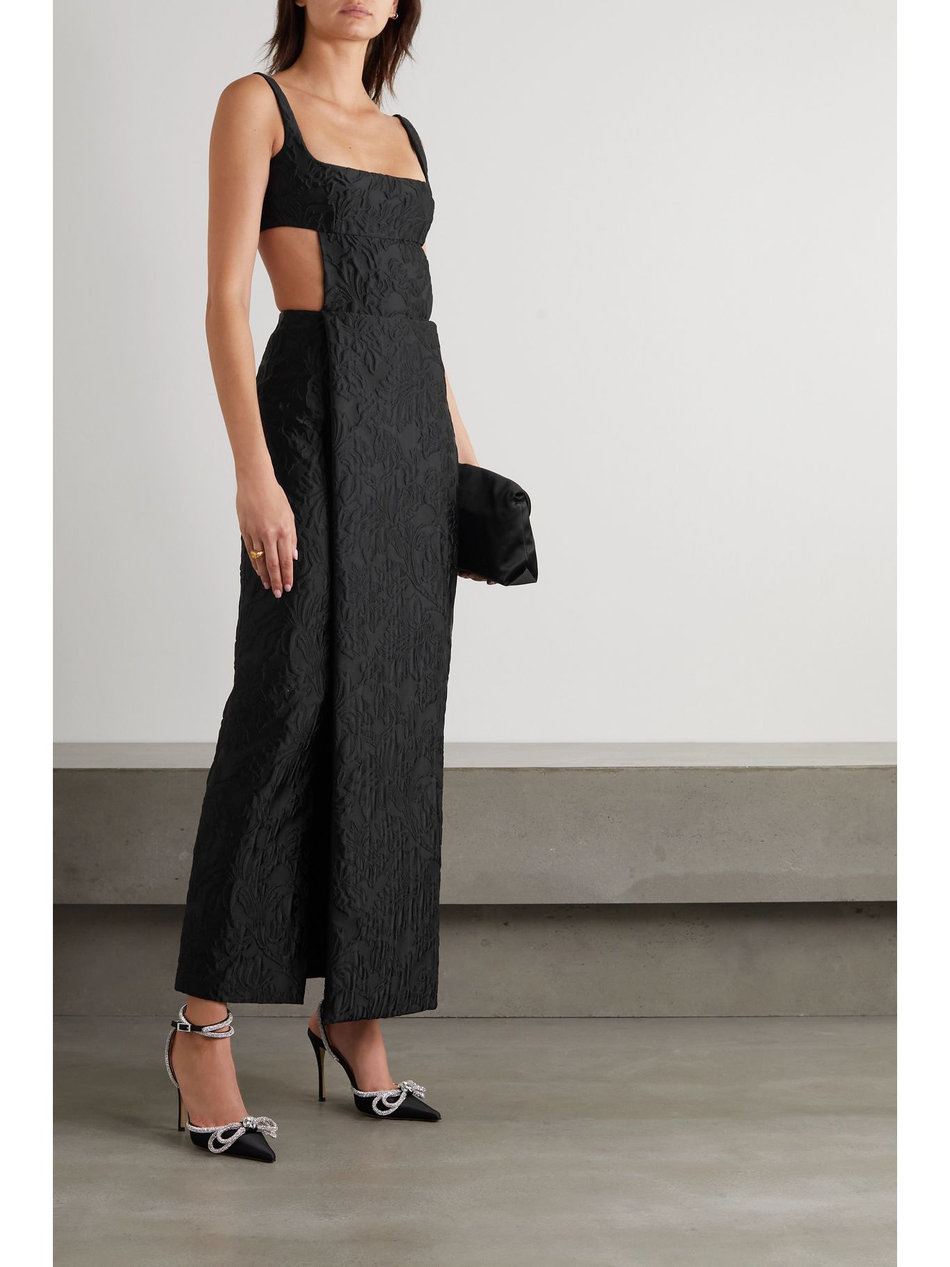 EMILIA WICKSTEAD Dasha cutout cloqué gown, £1,735