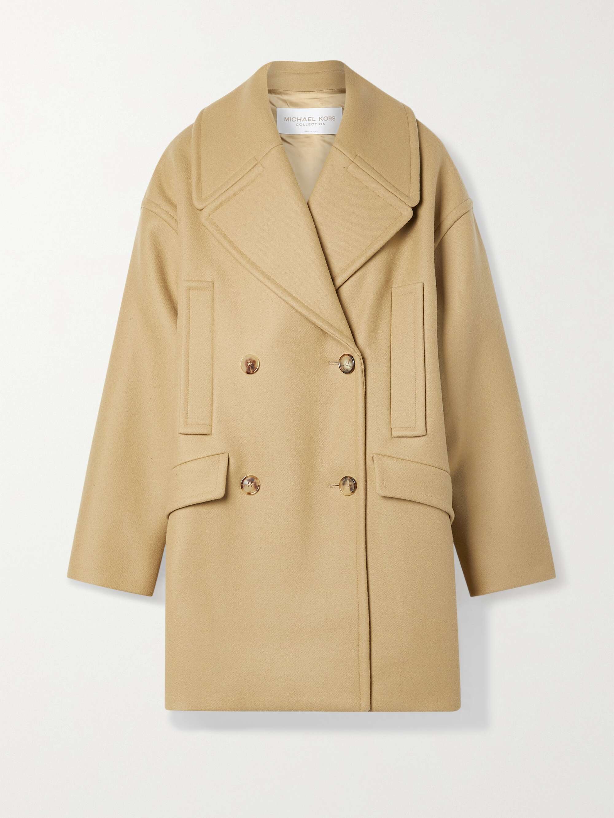 MICHAEL KORS COLLECTION Oversized double-breasted wool coat | NET-A-PORTER