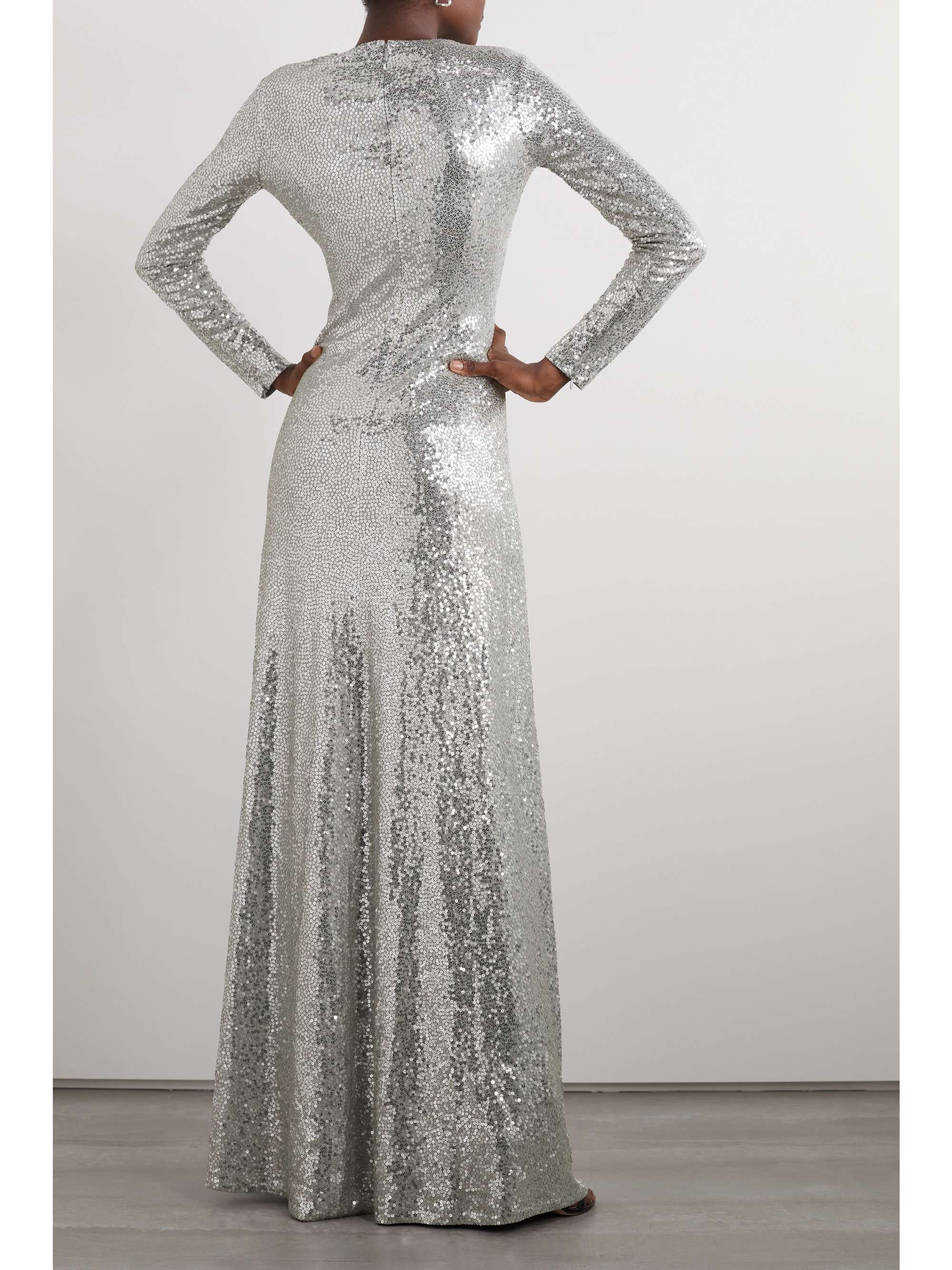 MICHAEL KORS COLLECTION Sequined jersey gown