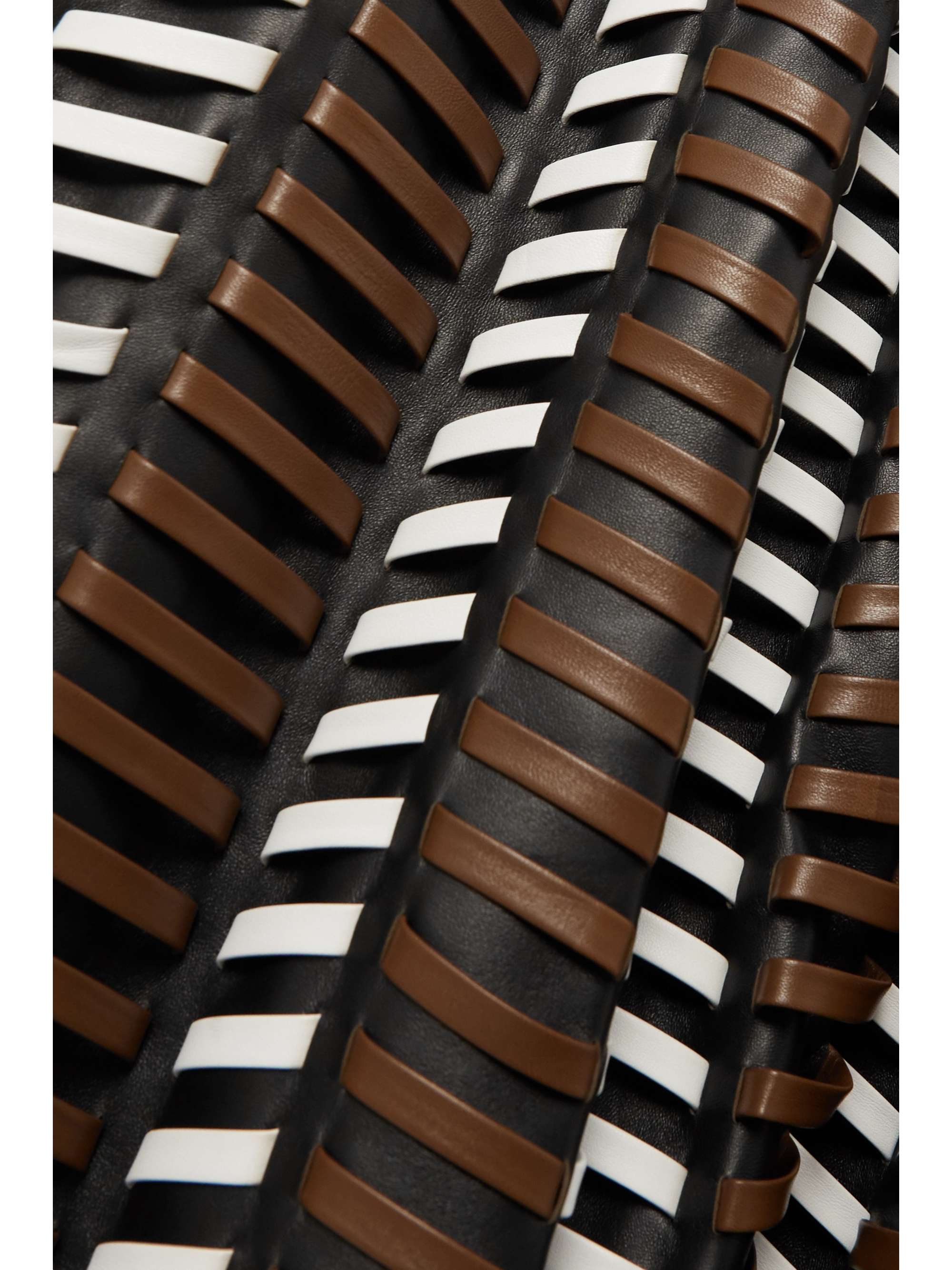 GABRIELA HEARST + NET SUSTAIN Julian whipstiched leather maxi dress