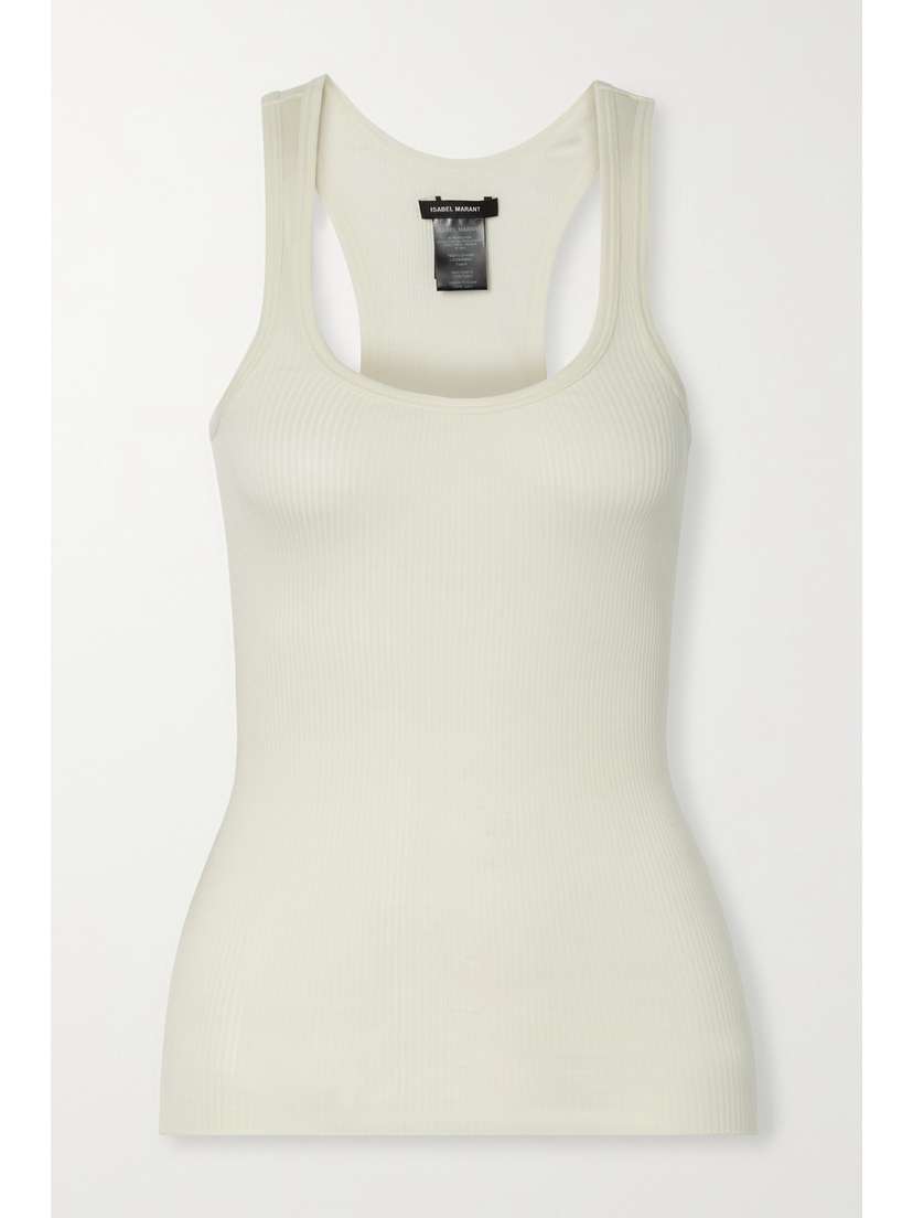 Isabel Marant Louisaneac Ribbed Cotton Tank