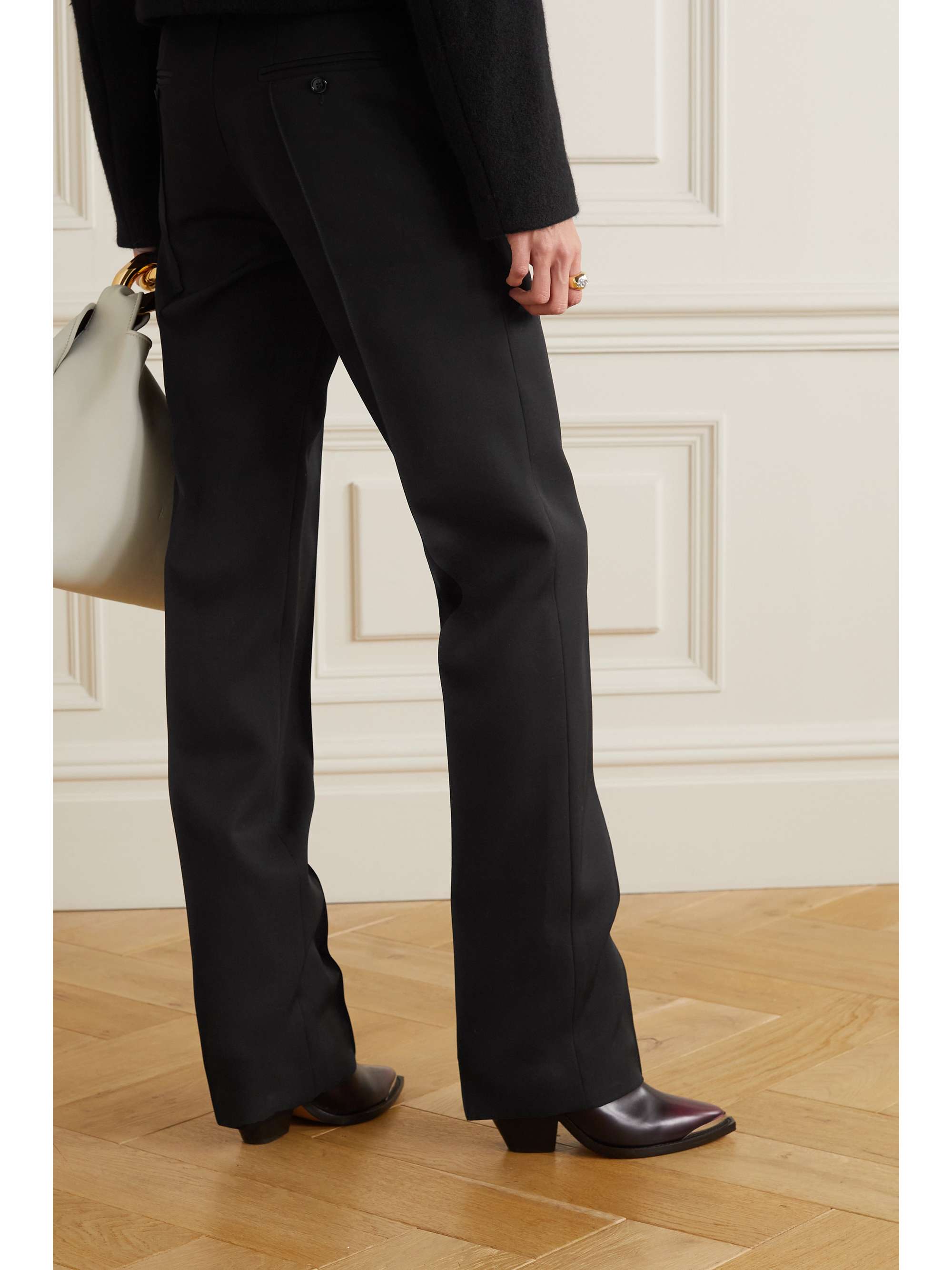 ISABEL MARANT Lirokia pleated wool straight-leg pants