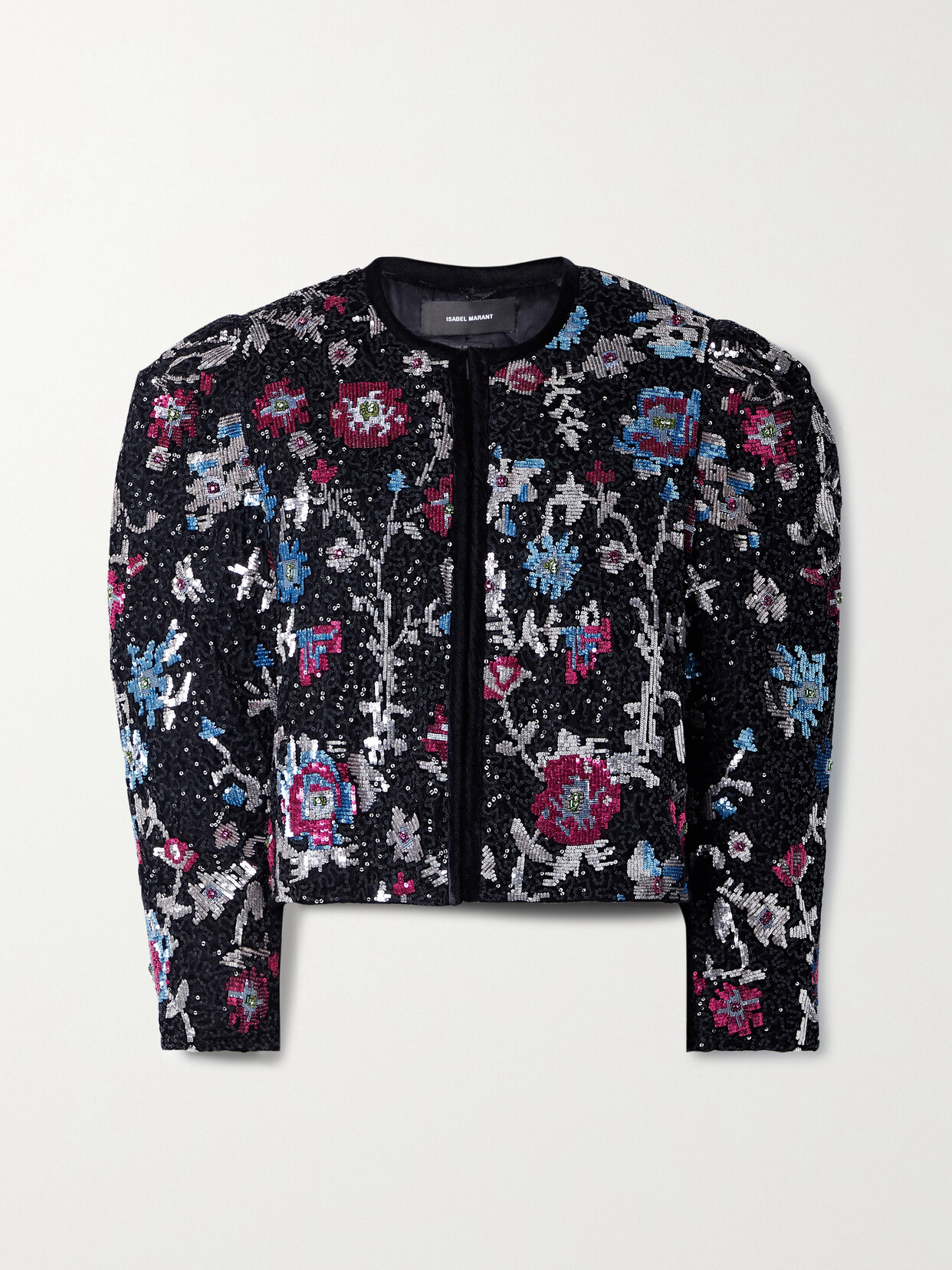 ISABEL MARANT MARJOYA EMBELLISHED VELVET JACKET