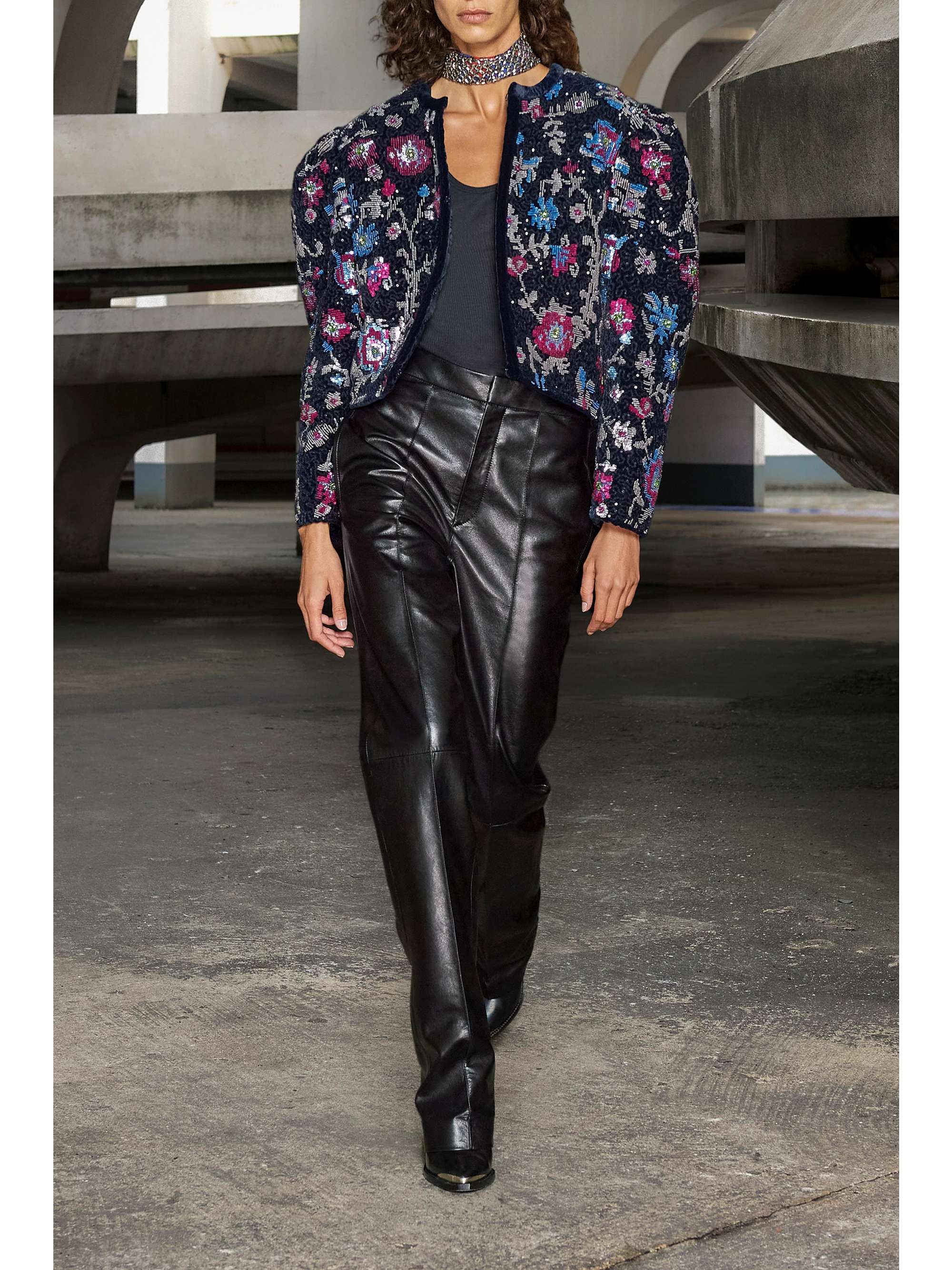 ISABEL MARANT Marjoya embellished velvet jacket