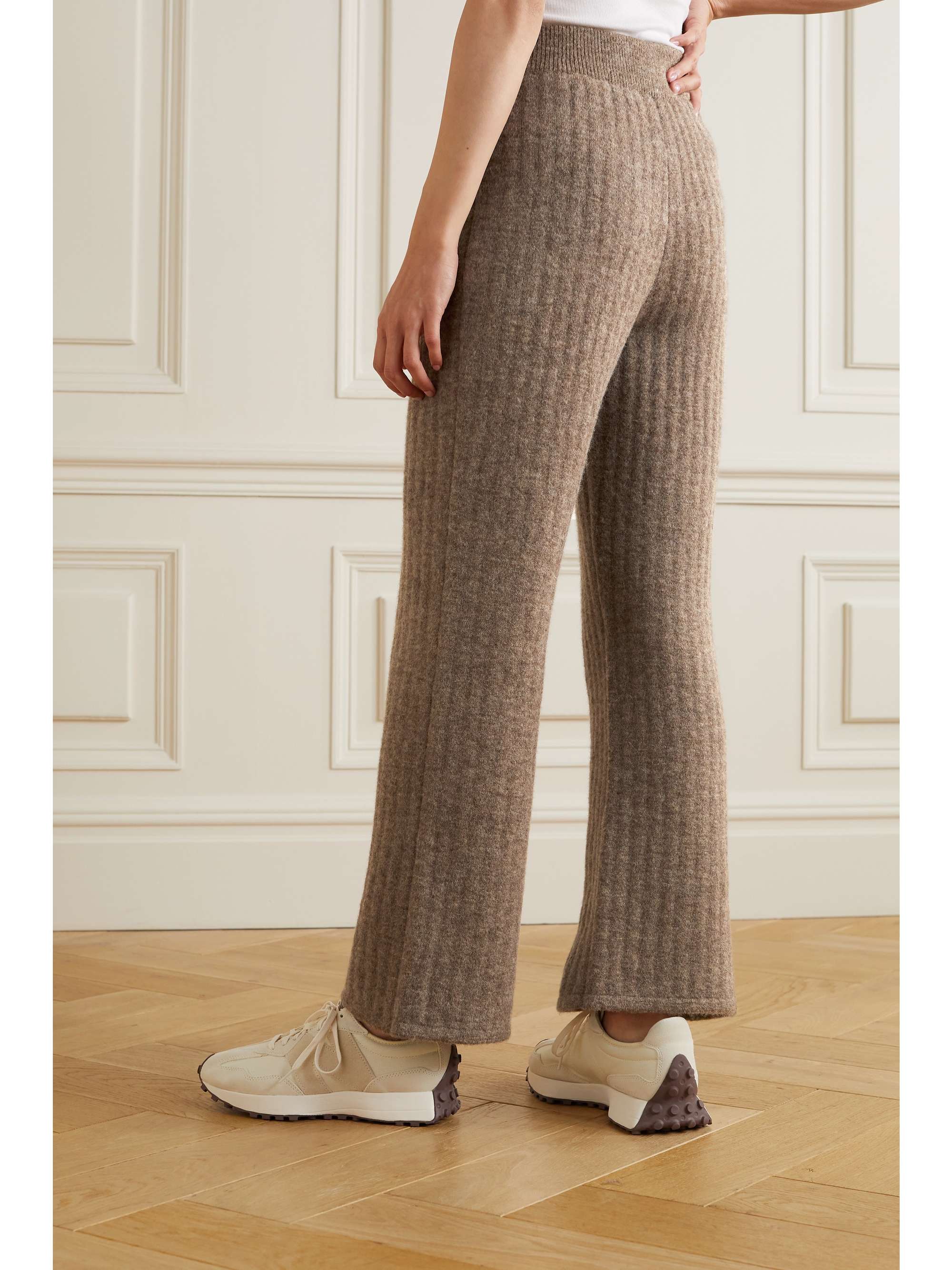 NANUSHKA Shad ribbed-knit straight-leg pants