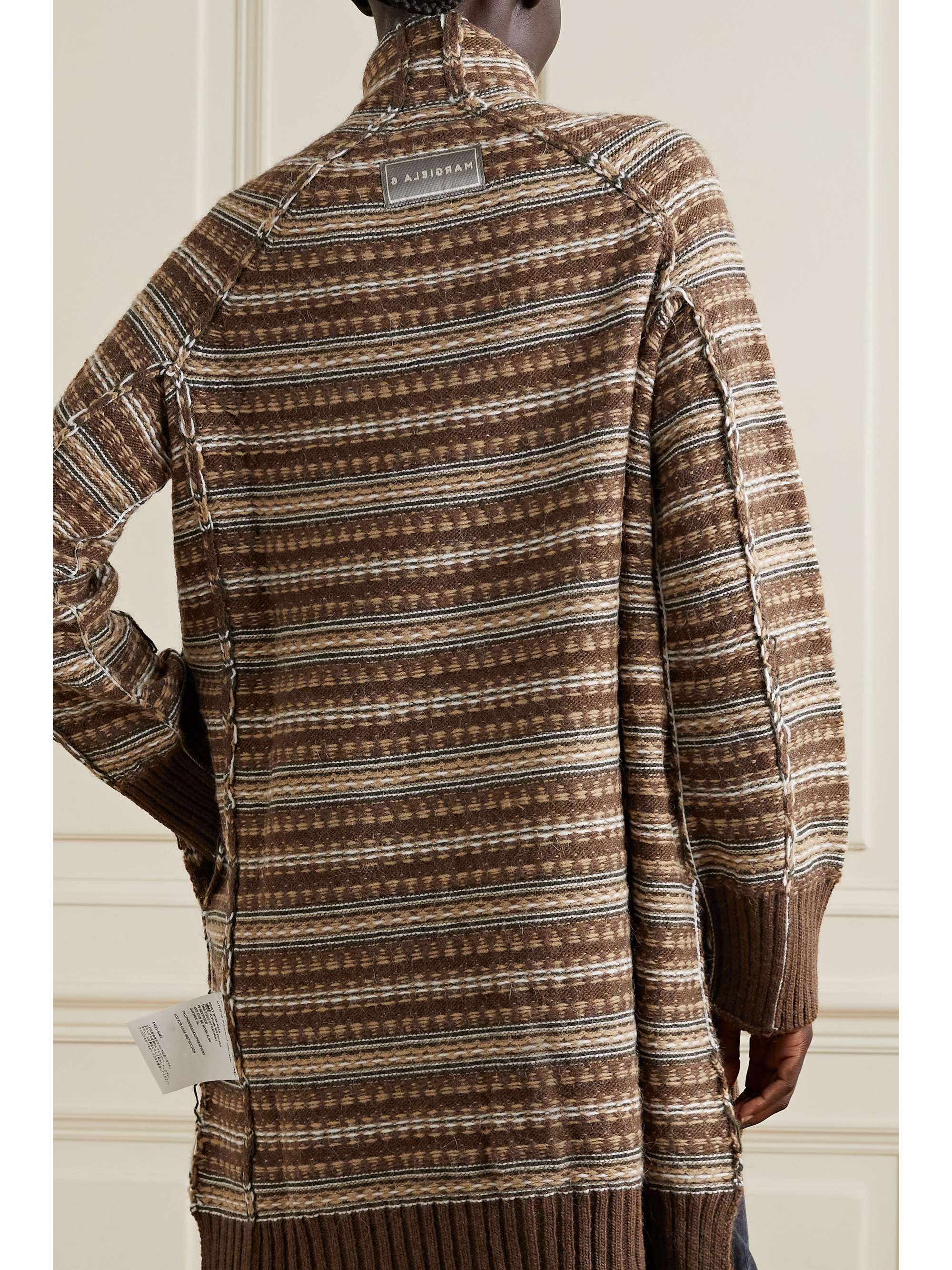 MM6 MAISON MARGIELA 大廓形提花针织高领毛衣
